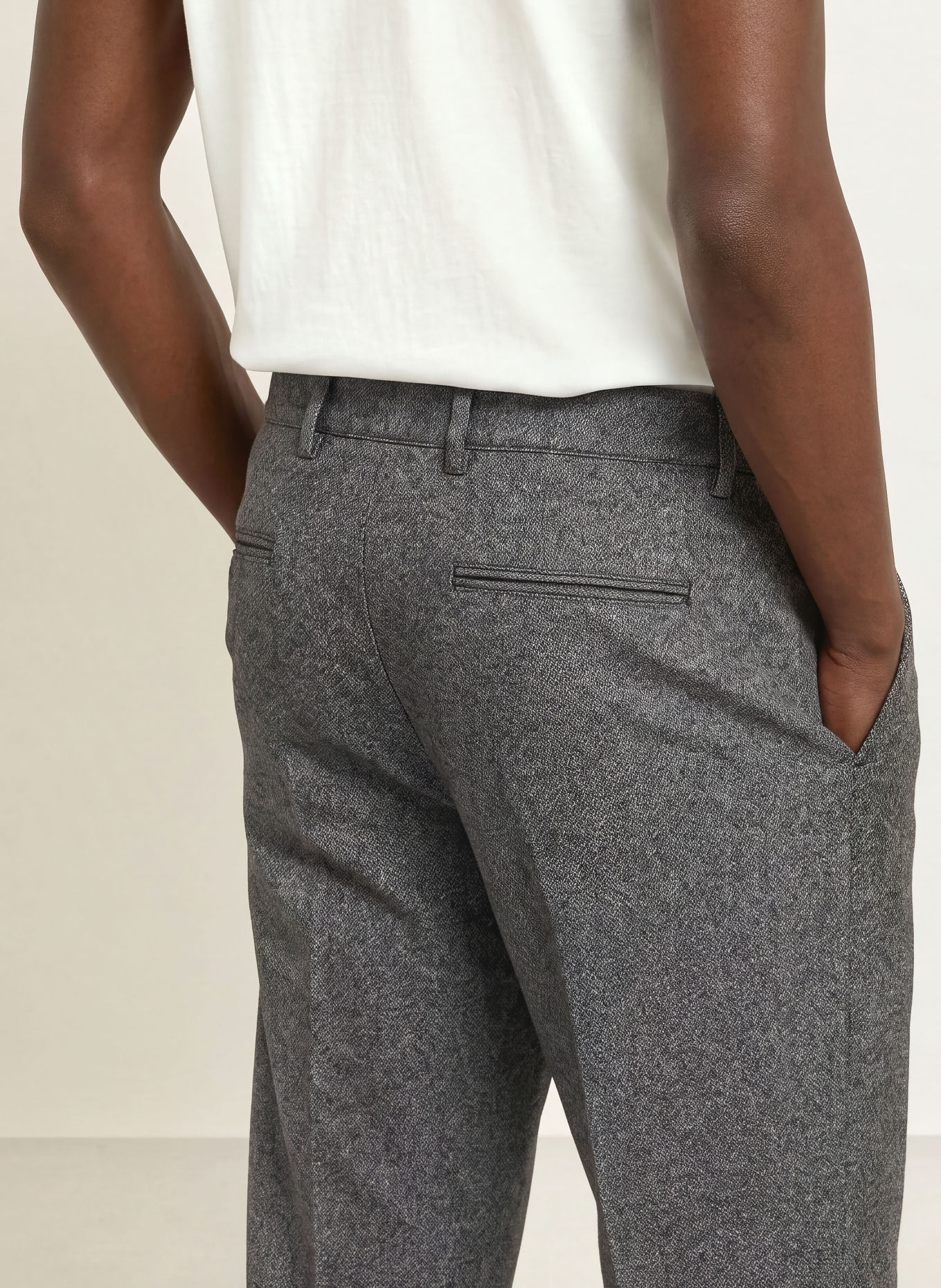 DRYKORN Anzughose LEEK Relaxed Fit: 6100 grau