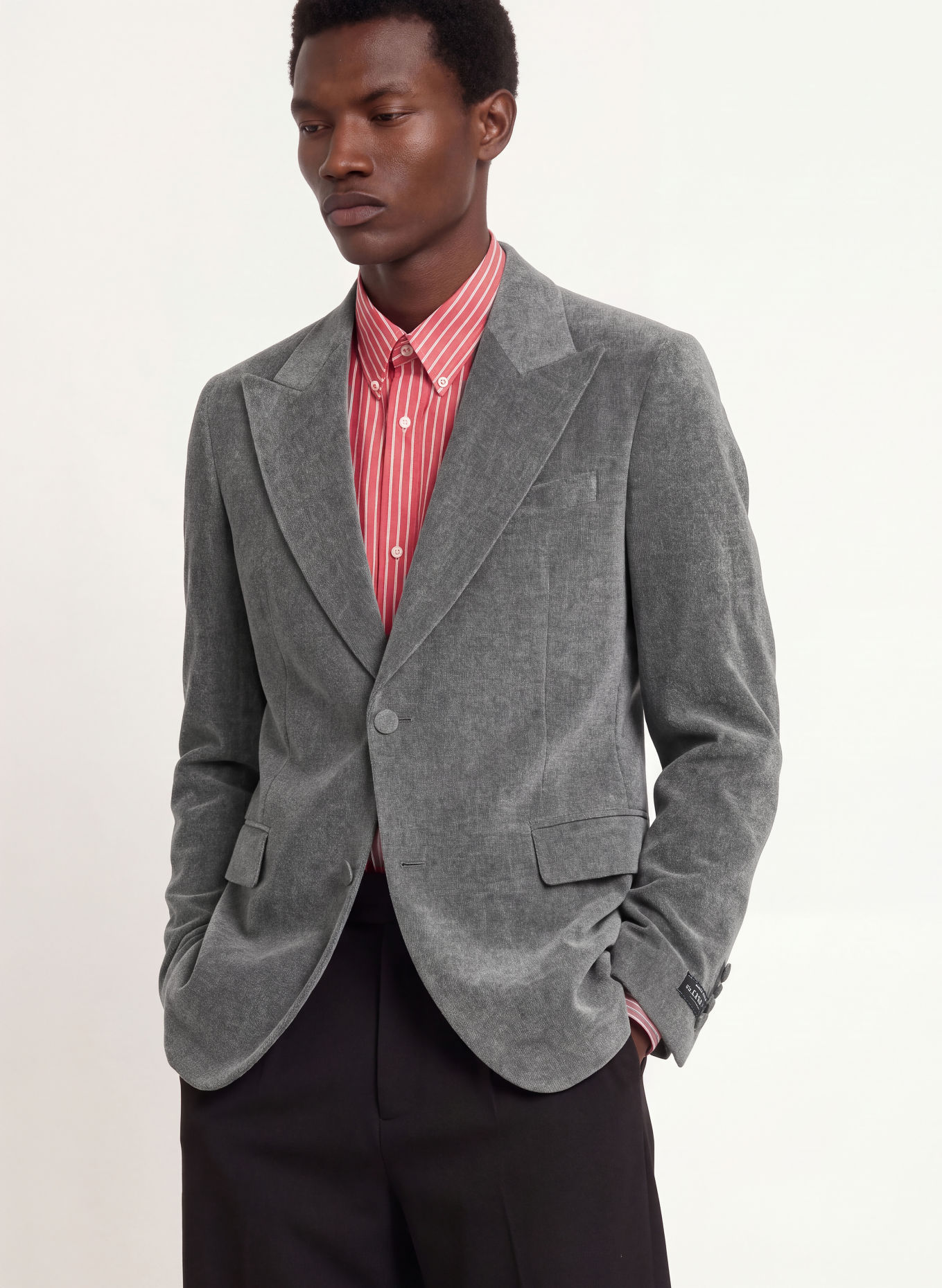DRYKORN JACATO Regular Fit Blazer: GRAY