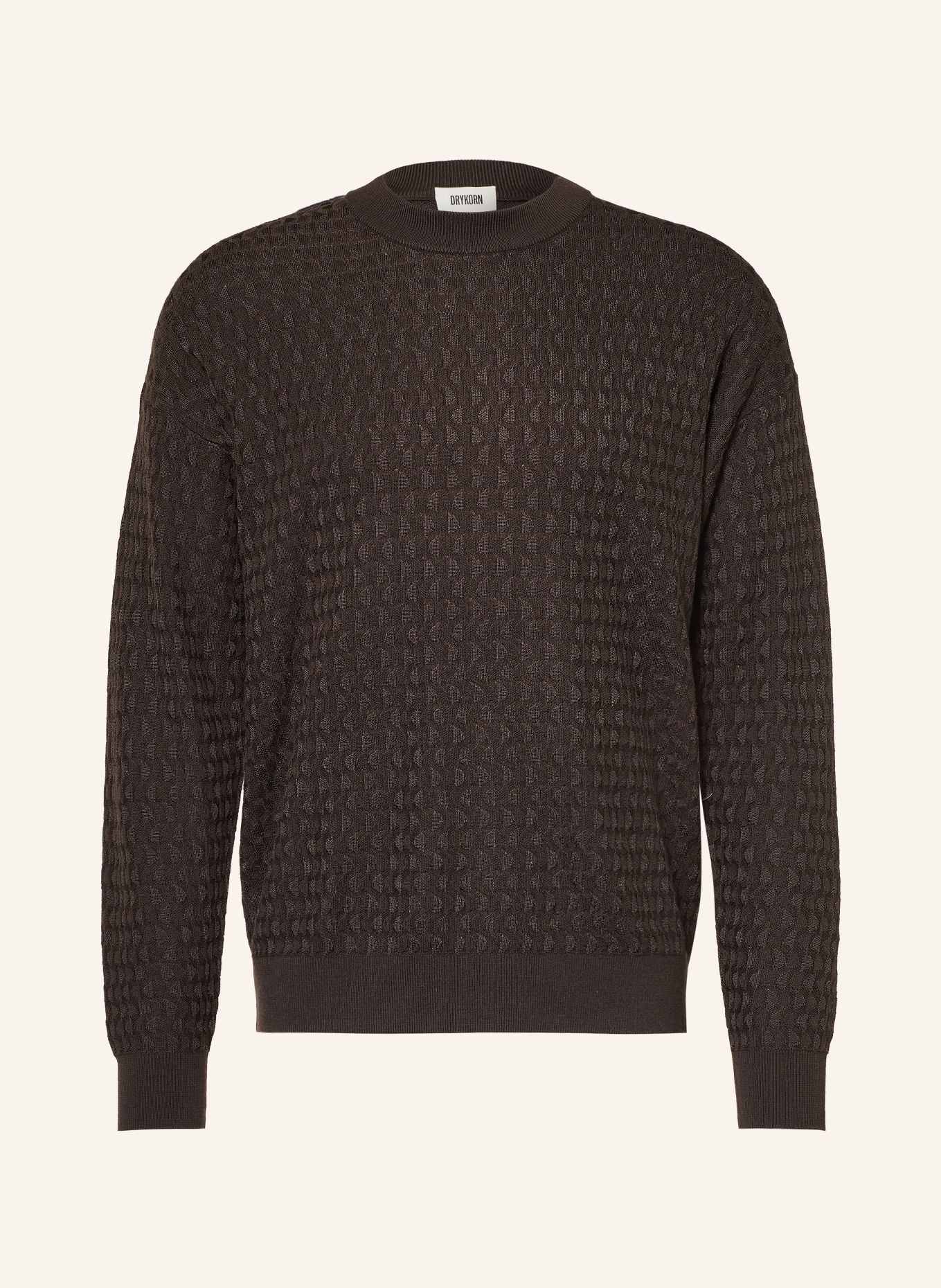 DRYKORN VALDRIK Sweater: DARK BROWN