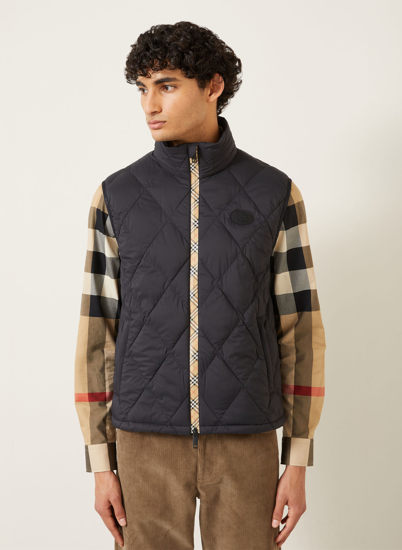 BURBERRY ACRESFORD Quilted Vest: BLACK