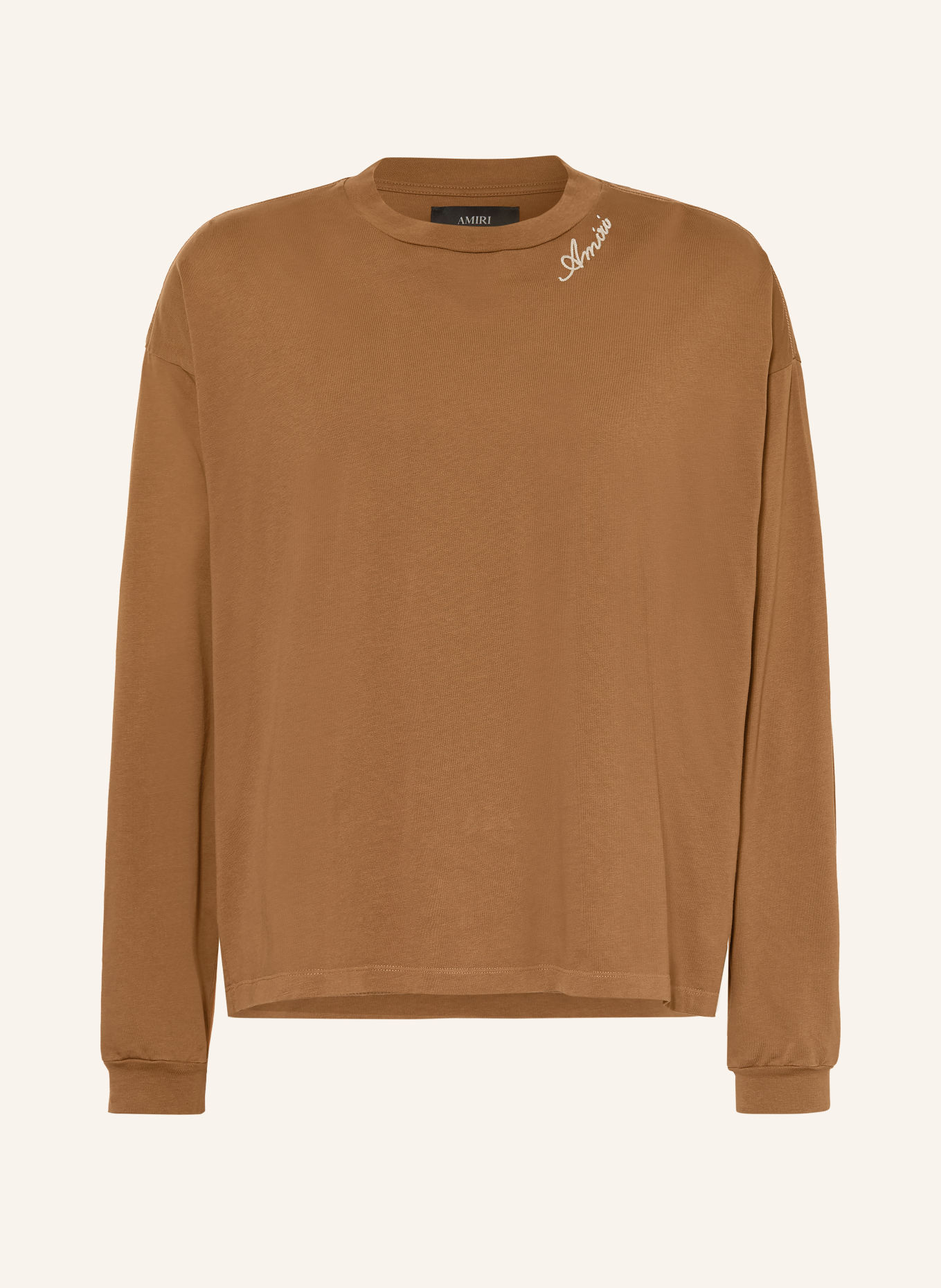 AMIRI Longsleeve: COGNAC