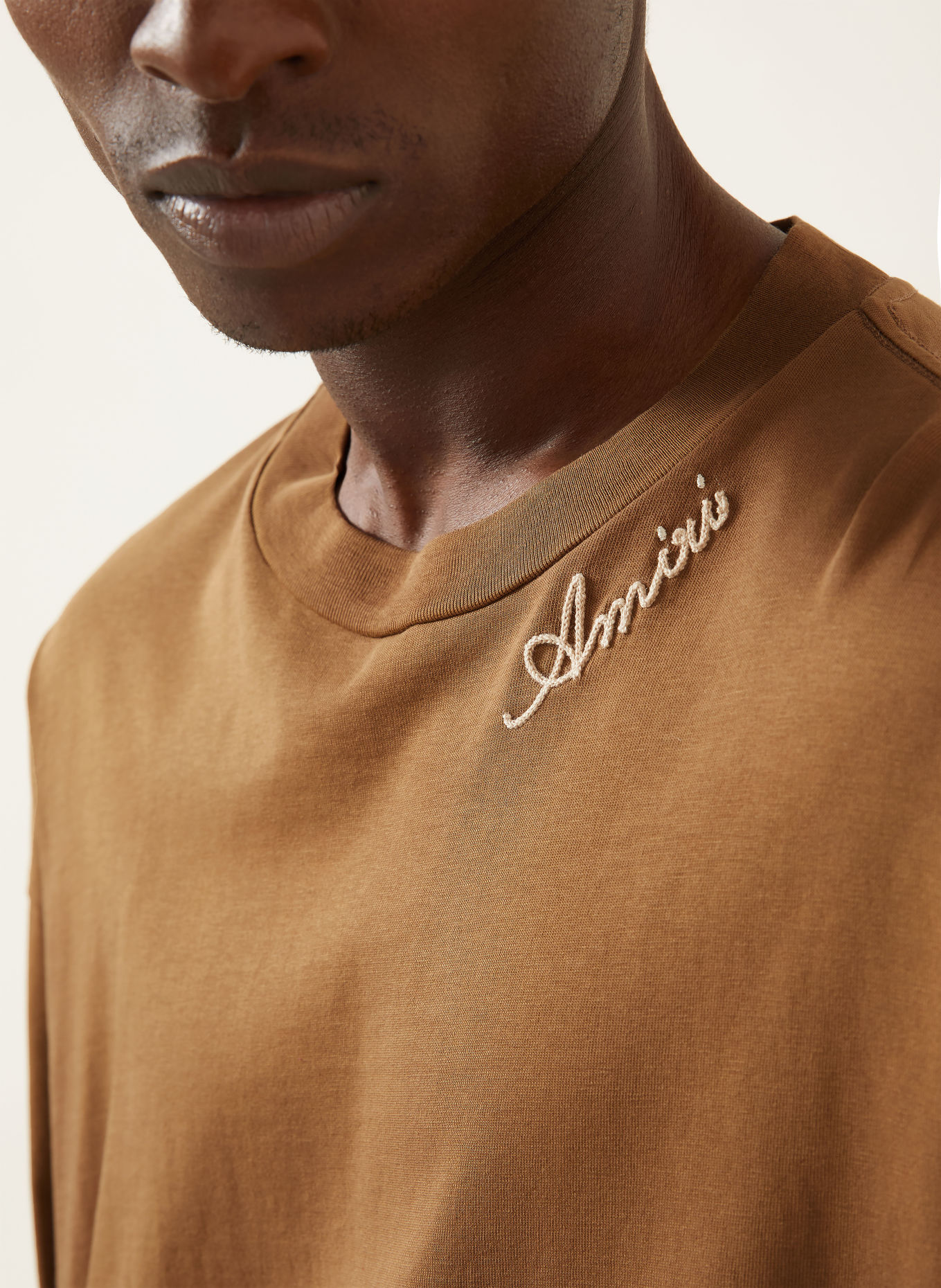 AMIRI Longsleeve: COGNAC