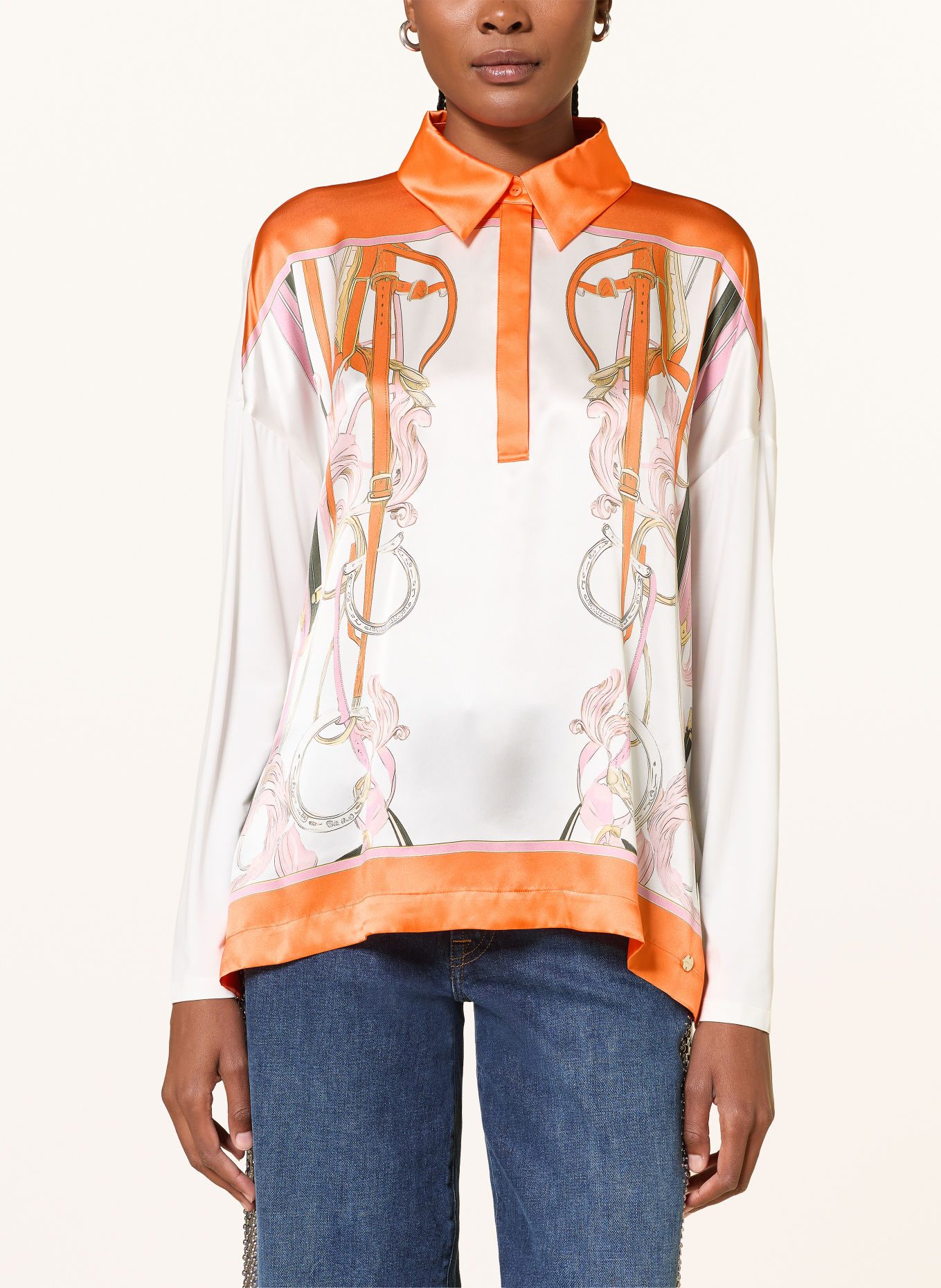 MARC CAIN Blusenshirt im Materialmix: 110 off