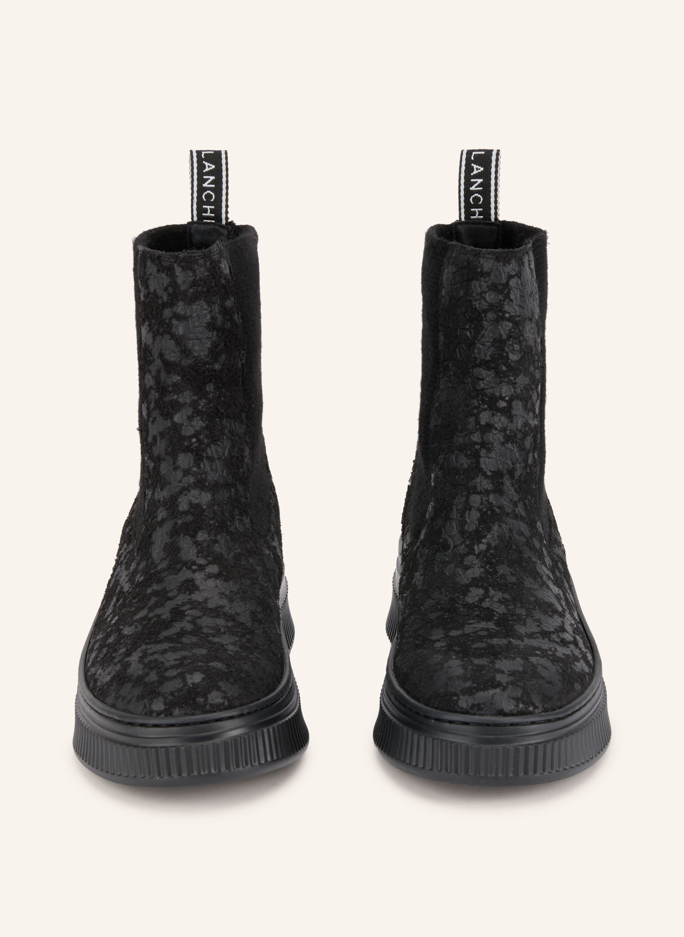VOILE BLANCHE Chelsea boots FLAURENCE: ZWART