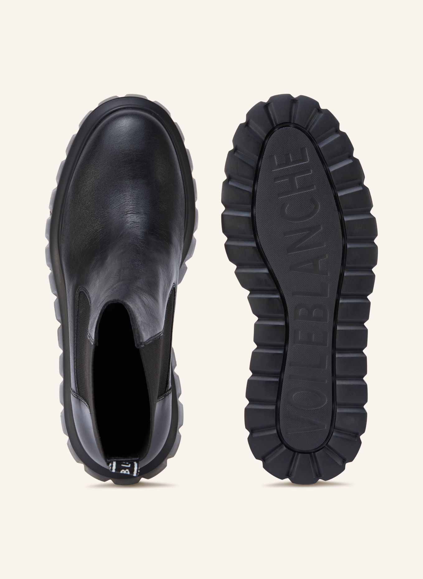 VOILE BLANCHE Chelsea-Boots GRENELLE: SCHWARZ