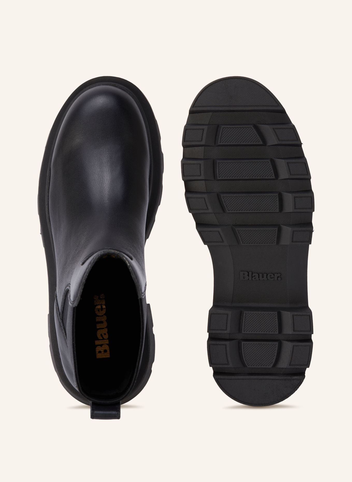 Blauer Bottines Chelsea KIMMEL: NOIR