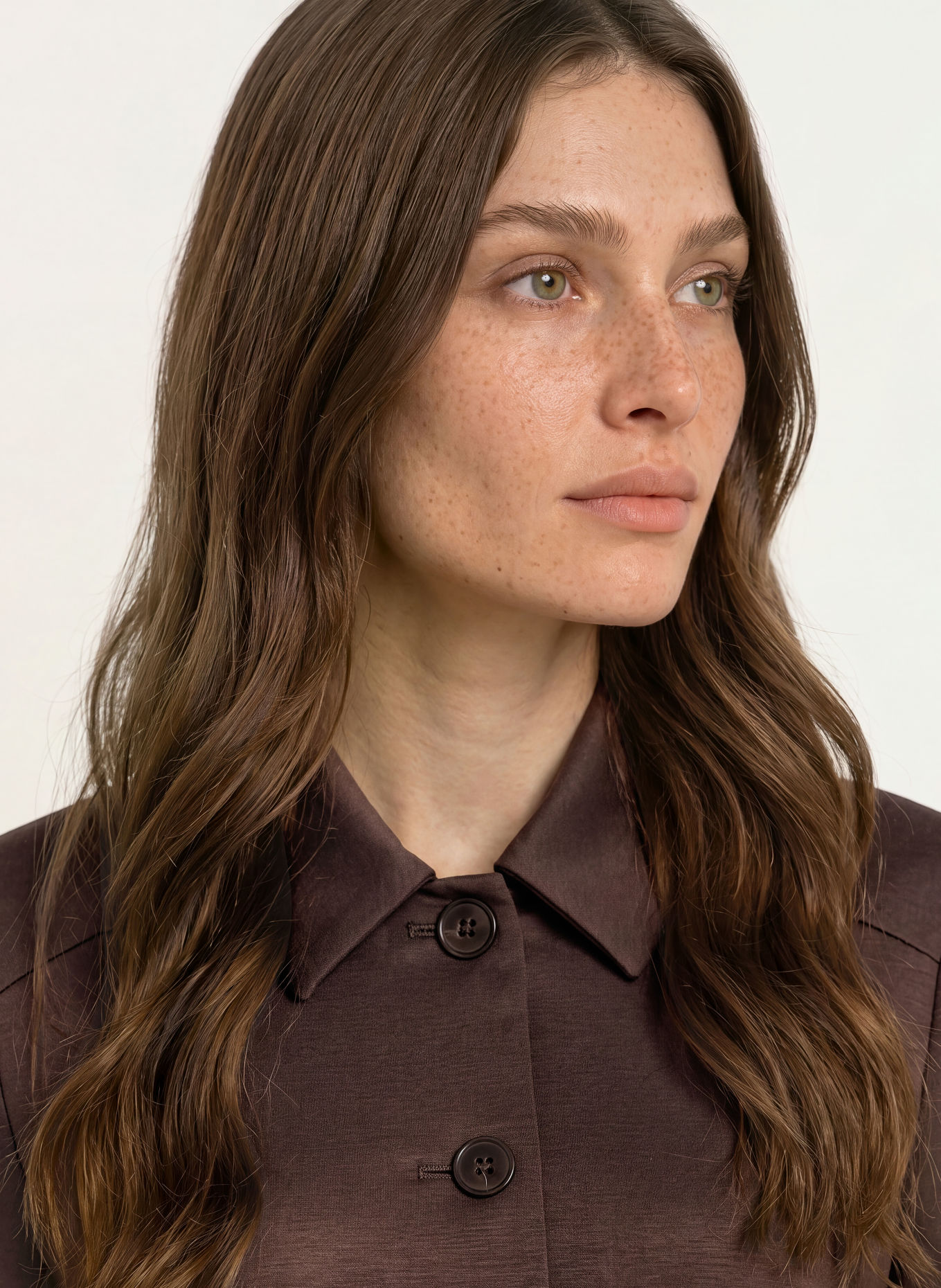 MARC CAIN Kastenjacke aus Jersey: 697 seal brown