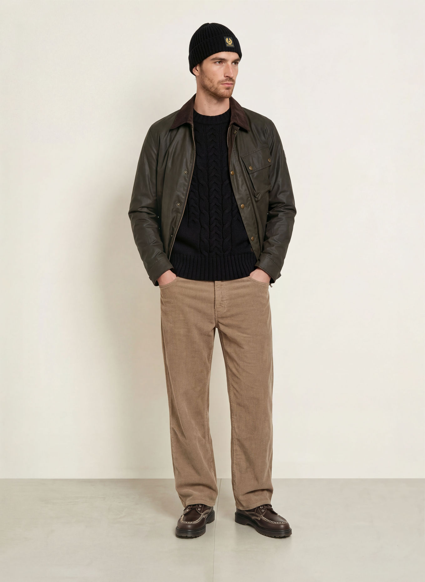 BELSTAFF HARROW-Pullover: SORT