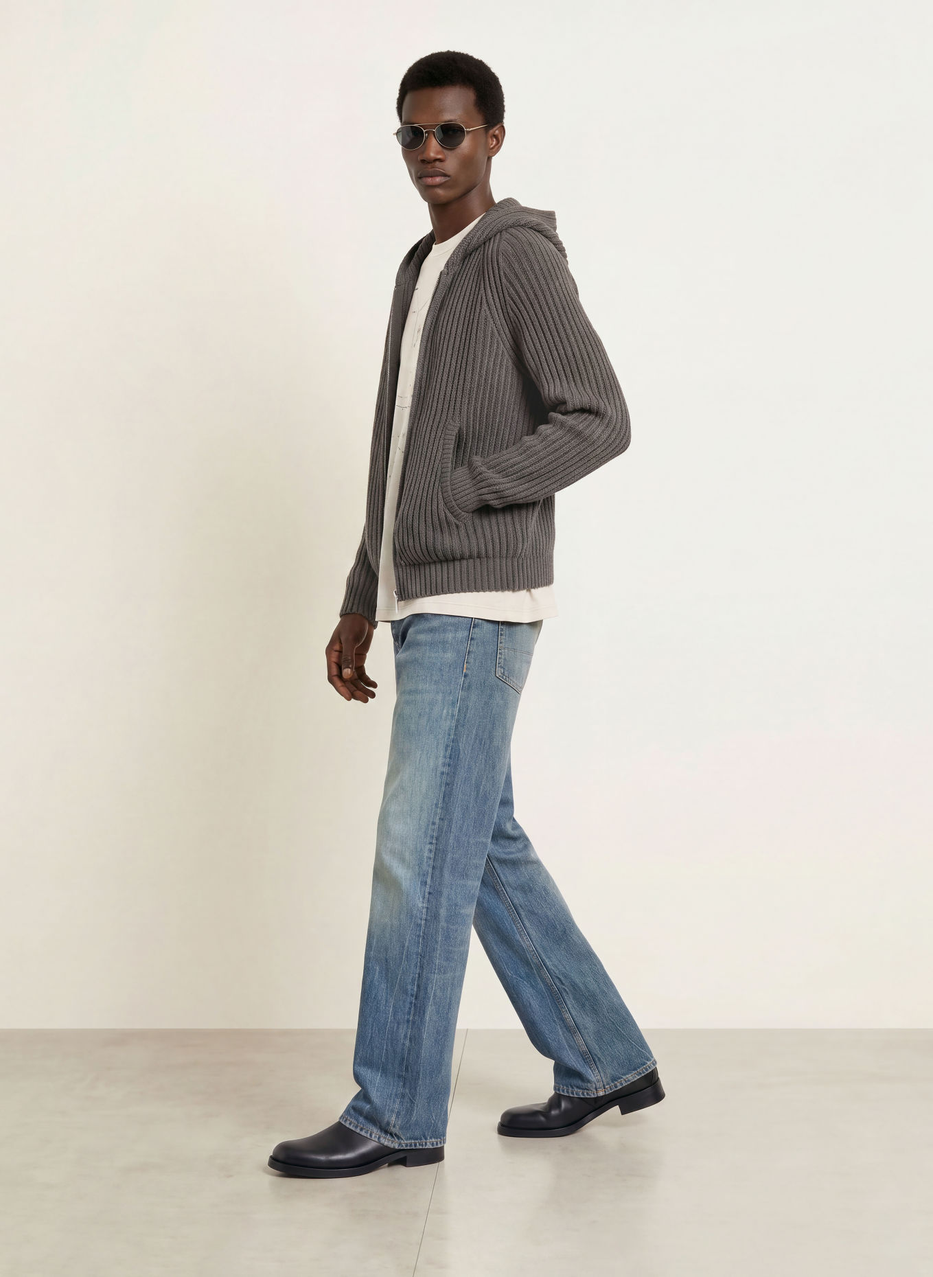OUR LEGACY Džíny THIRD CUT Relaxed Fit: River Blue Wash