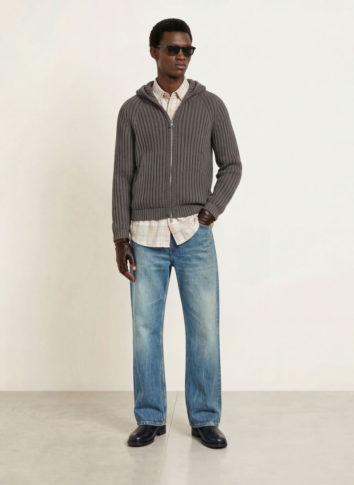 OUR LEGACY Vest van merinowol: GRIJS