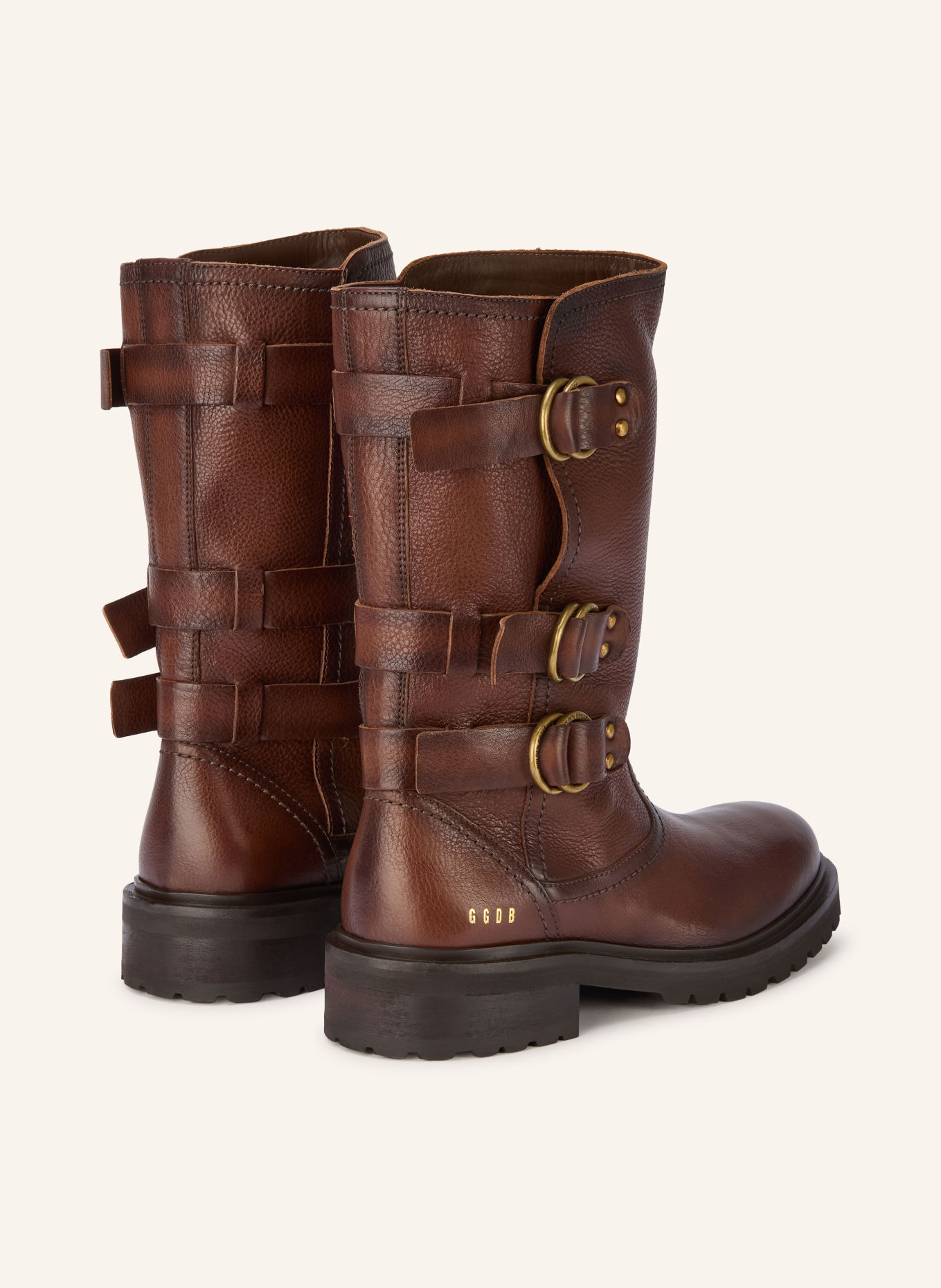GOLDEN GOOSE Bikerboots KURT: BRUIN