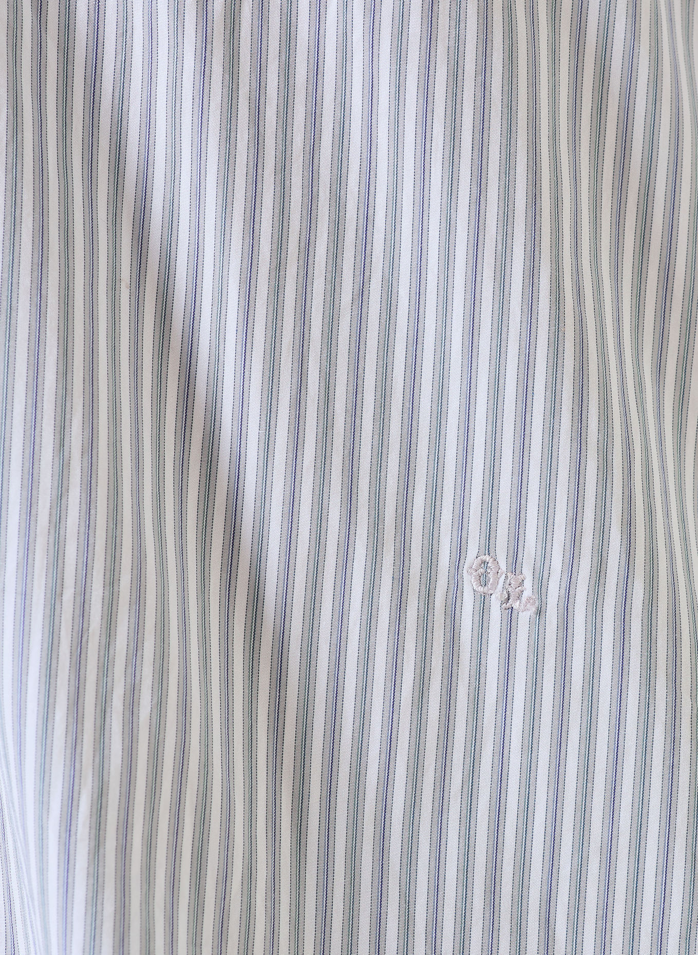 OUR LEGACY Overhemd ABOVE Comfort Fit: BLAUWGRIJS / WIT
