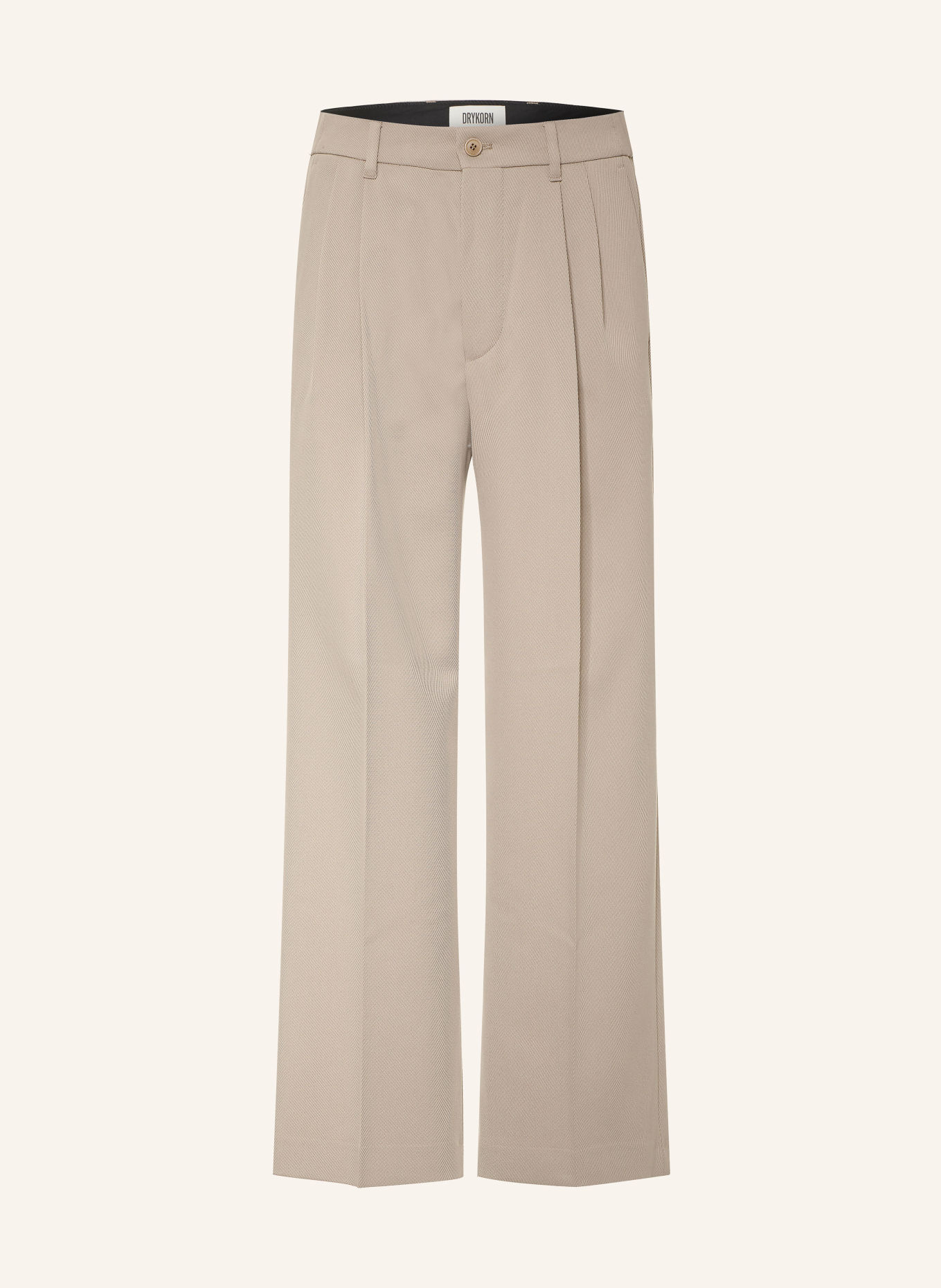 DRYKORN Hose LEEK WIDE Regular Fit: BEIGE