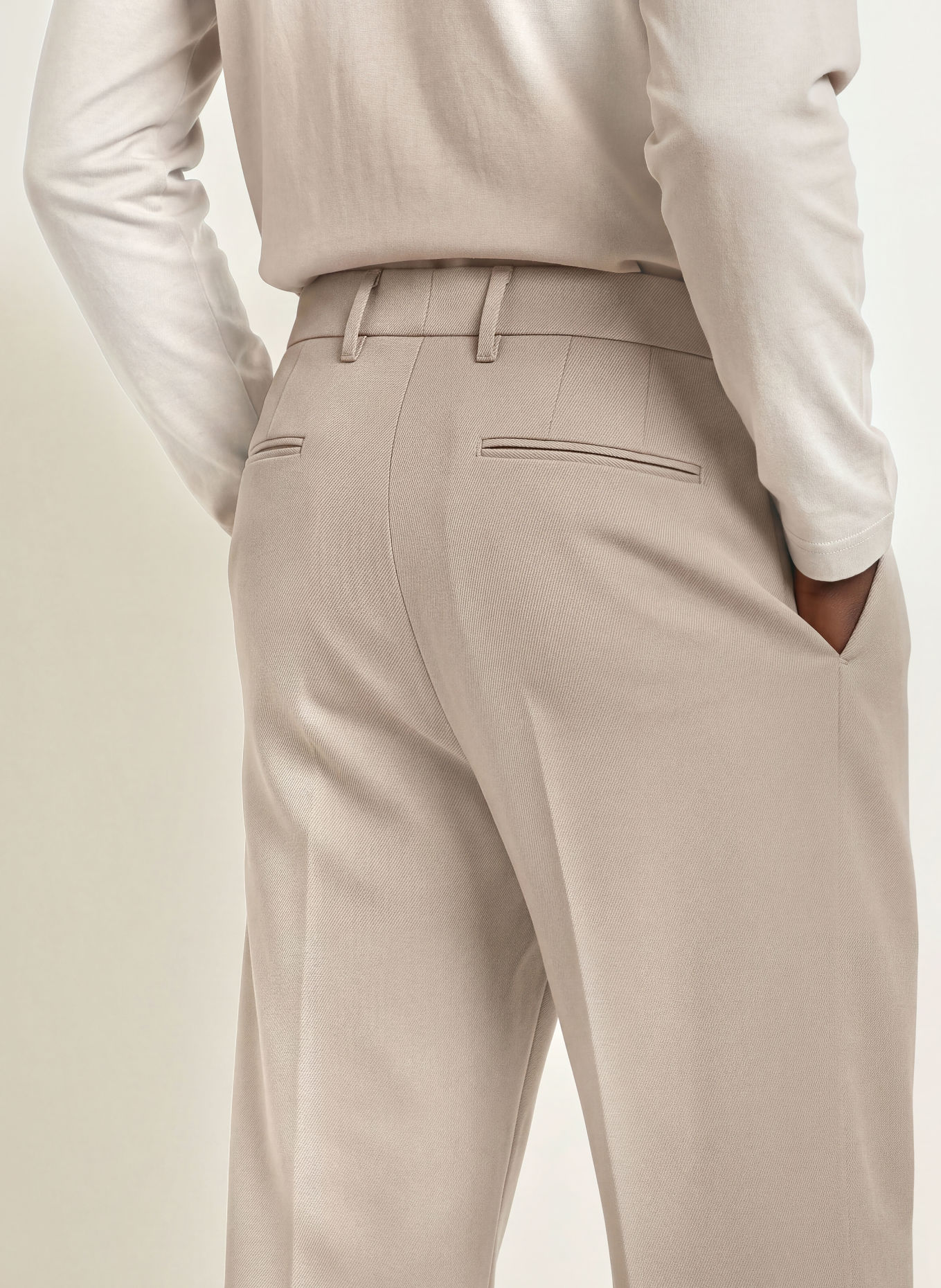 DRYKORN Hose LEEK WIDE Regular Fit: BEIGE