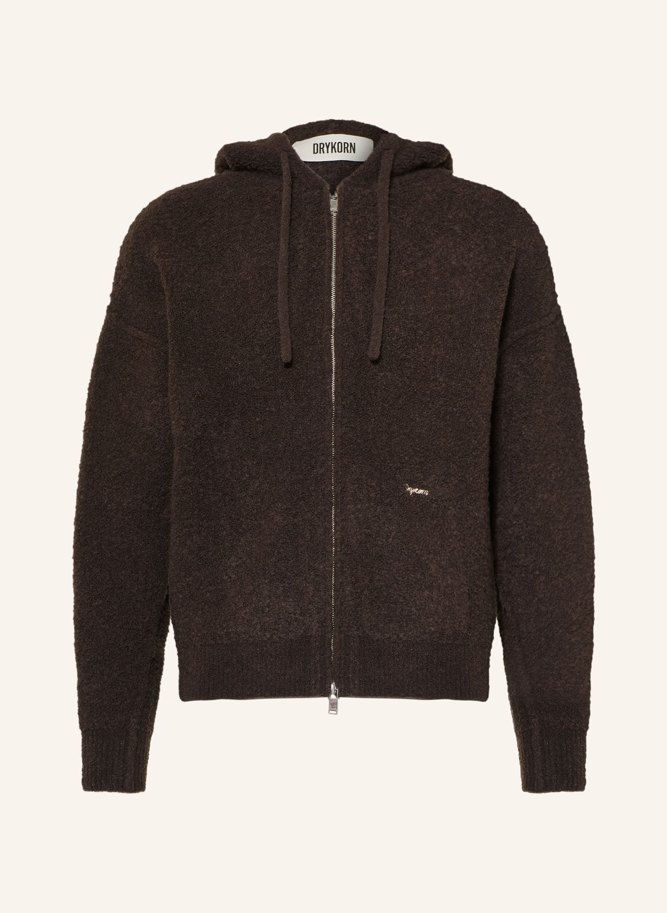 DRYKORN Strickjacke KHALIO: DUNKELBRAUN