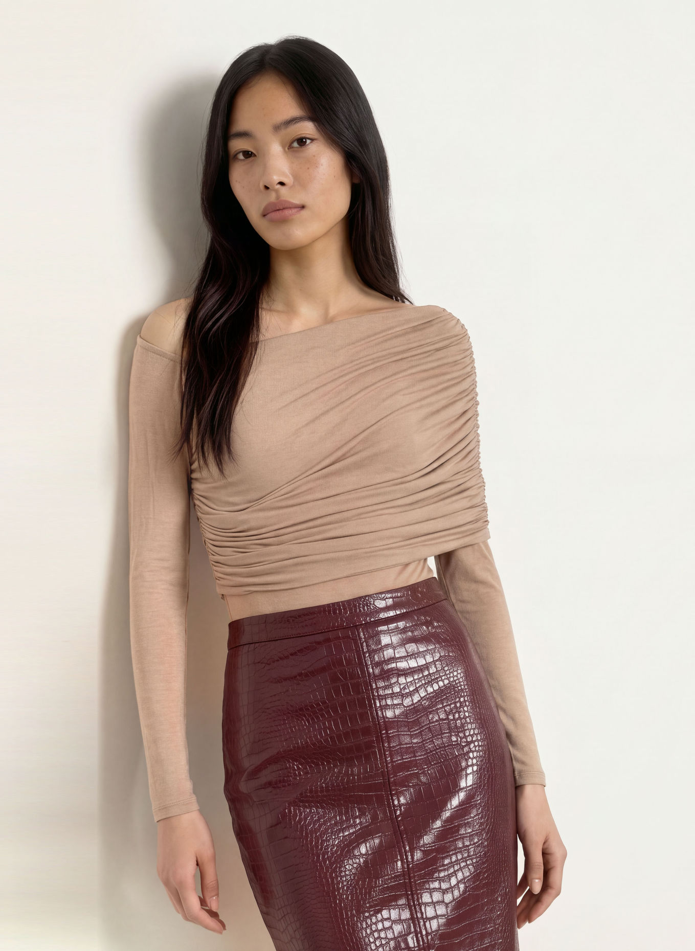 GUESS Bodysuit: TAUPE