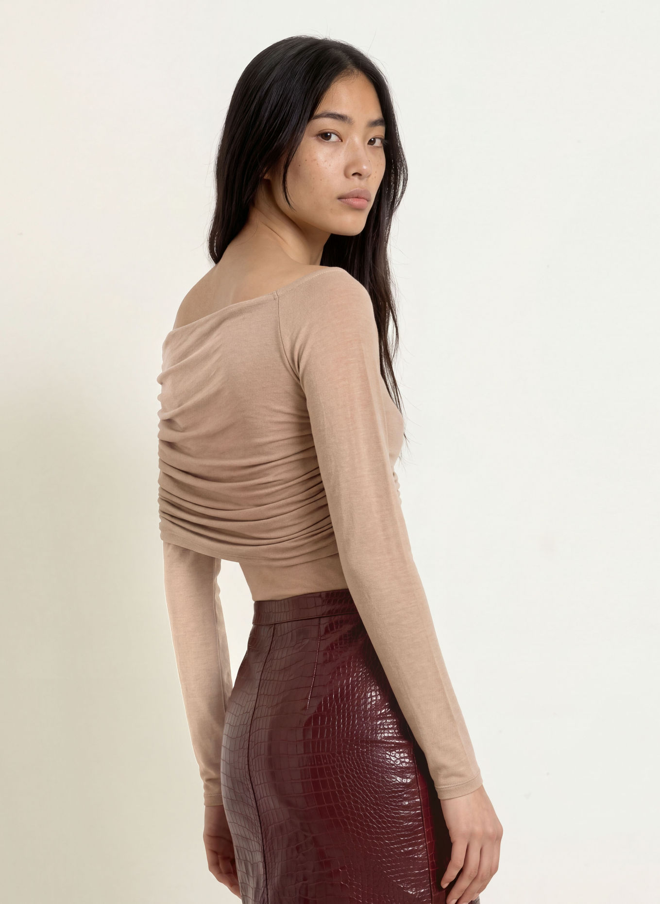 GUESS Bodysuit: TAUPE