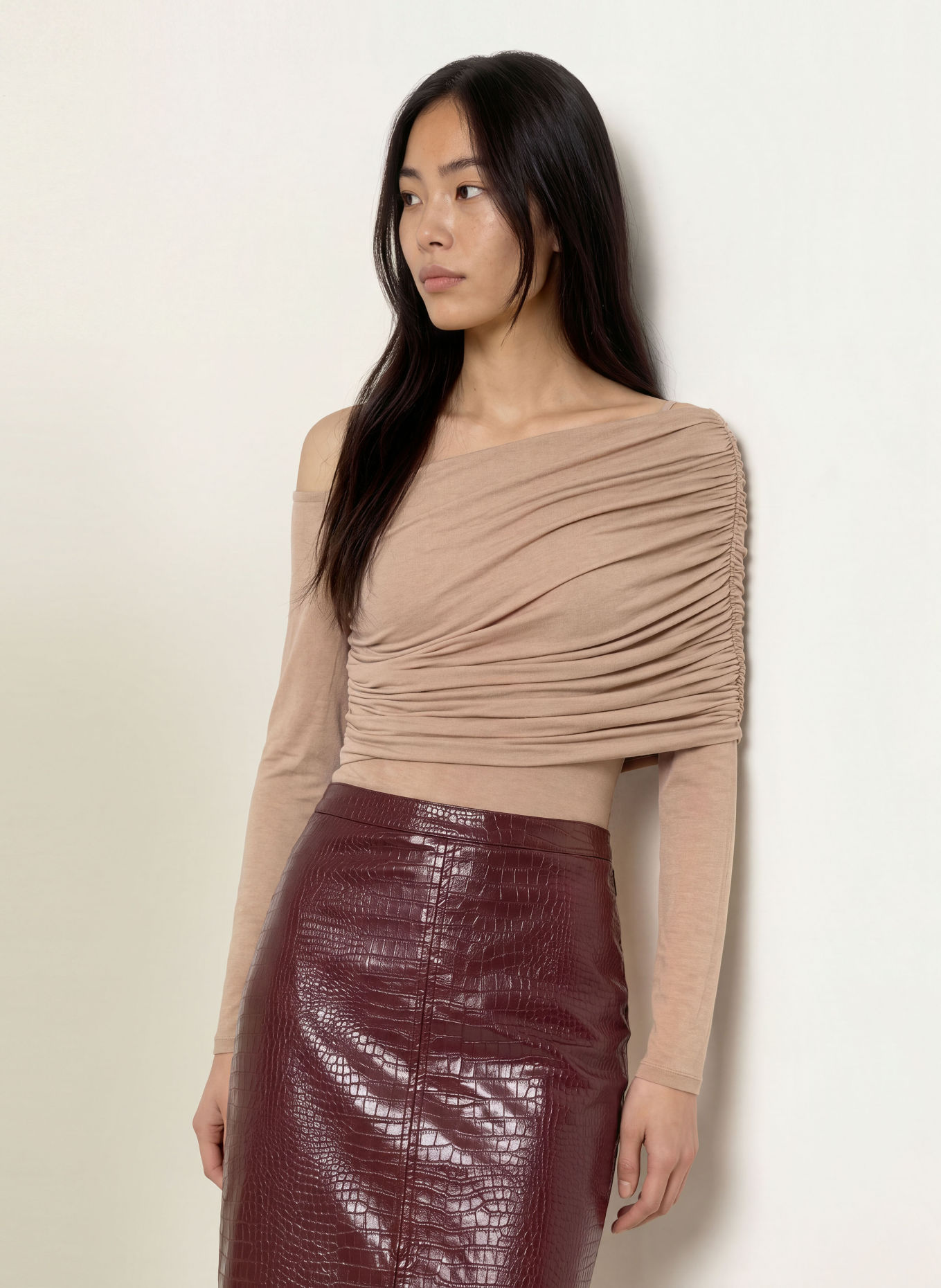GUESS Bodysuit: TAUPE