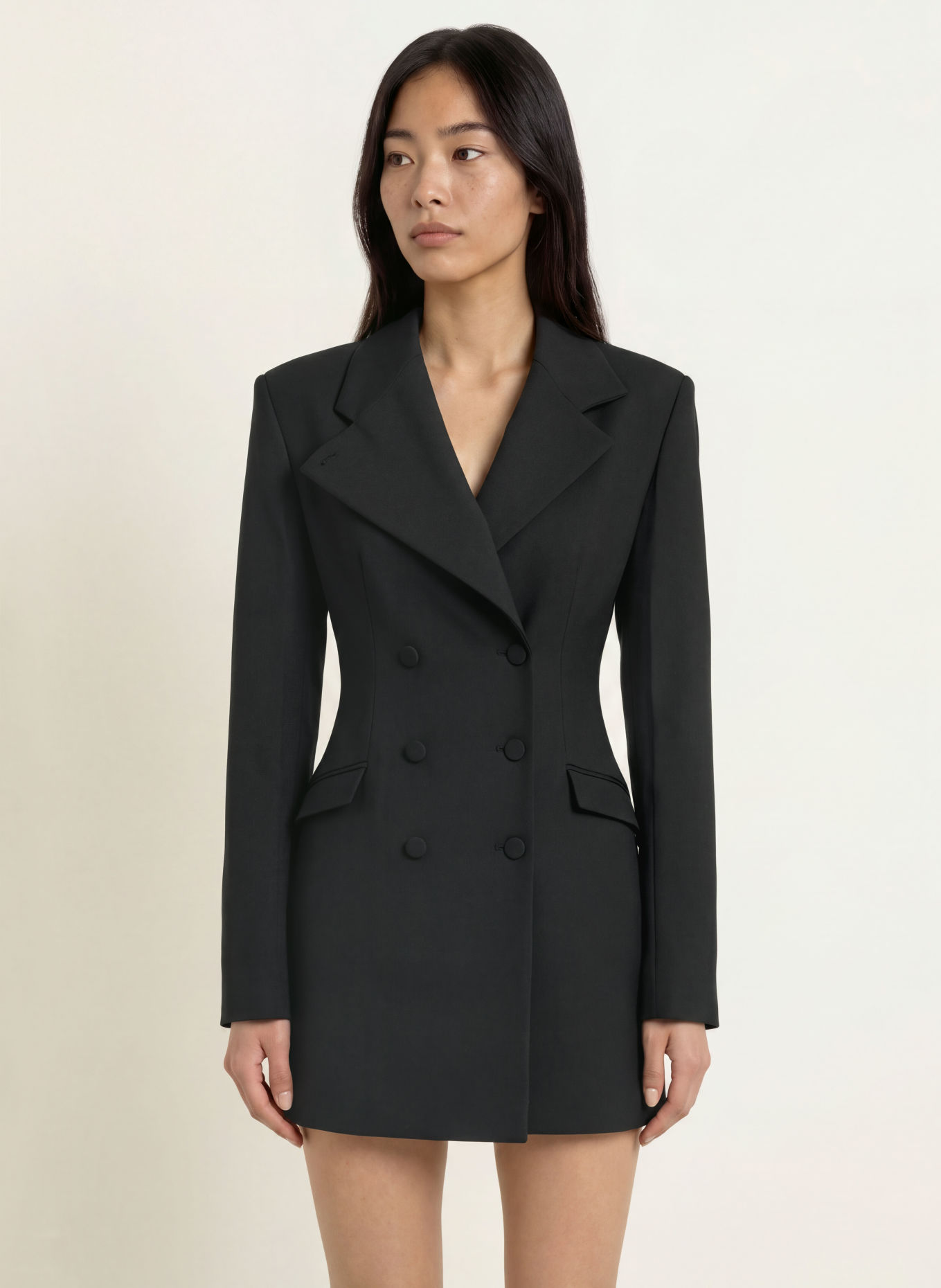 GUESS Blazer dress: BLACK