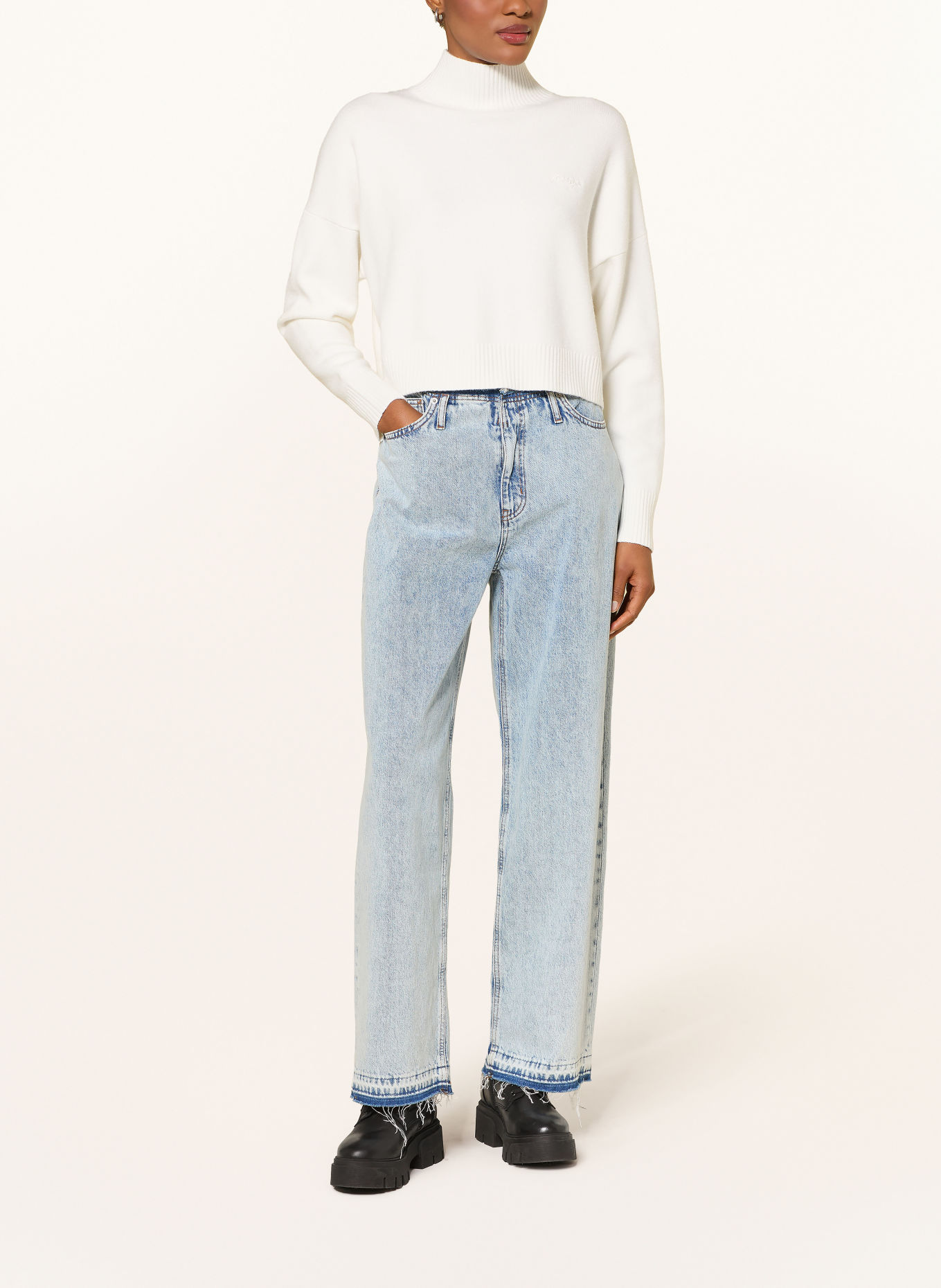 HUGO SESTYA Sweater: CREAM