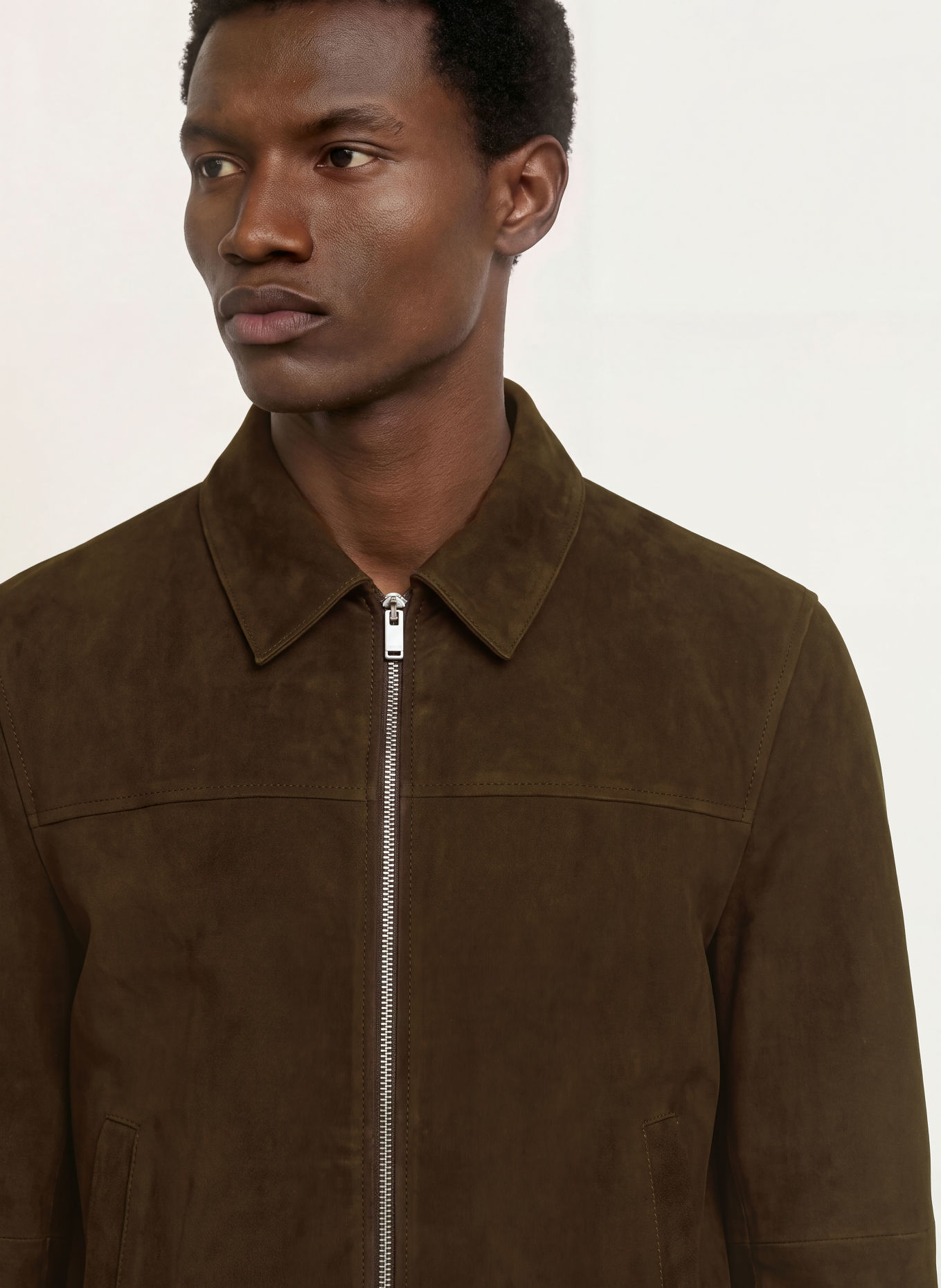 DRYKORN RIKKA Leather Jacket: DARK BROWN