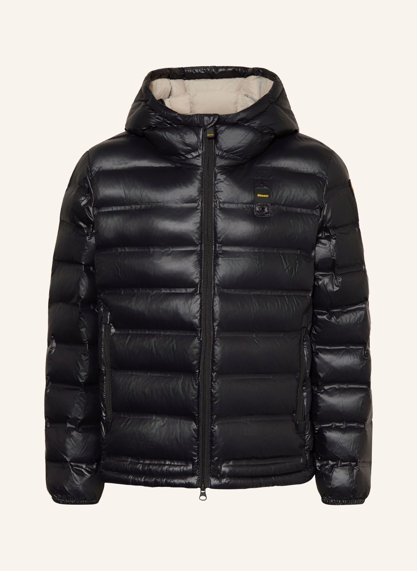Blauer Steppjacke CHARLES: SCHWARZ