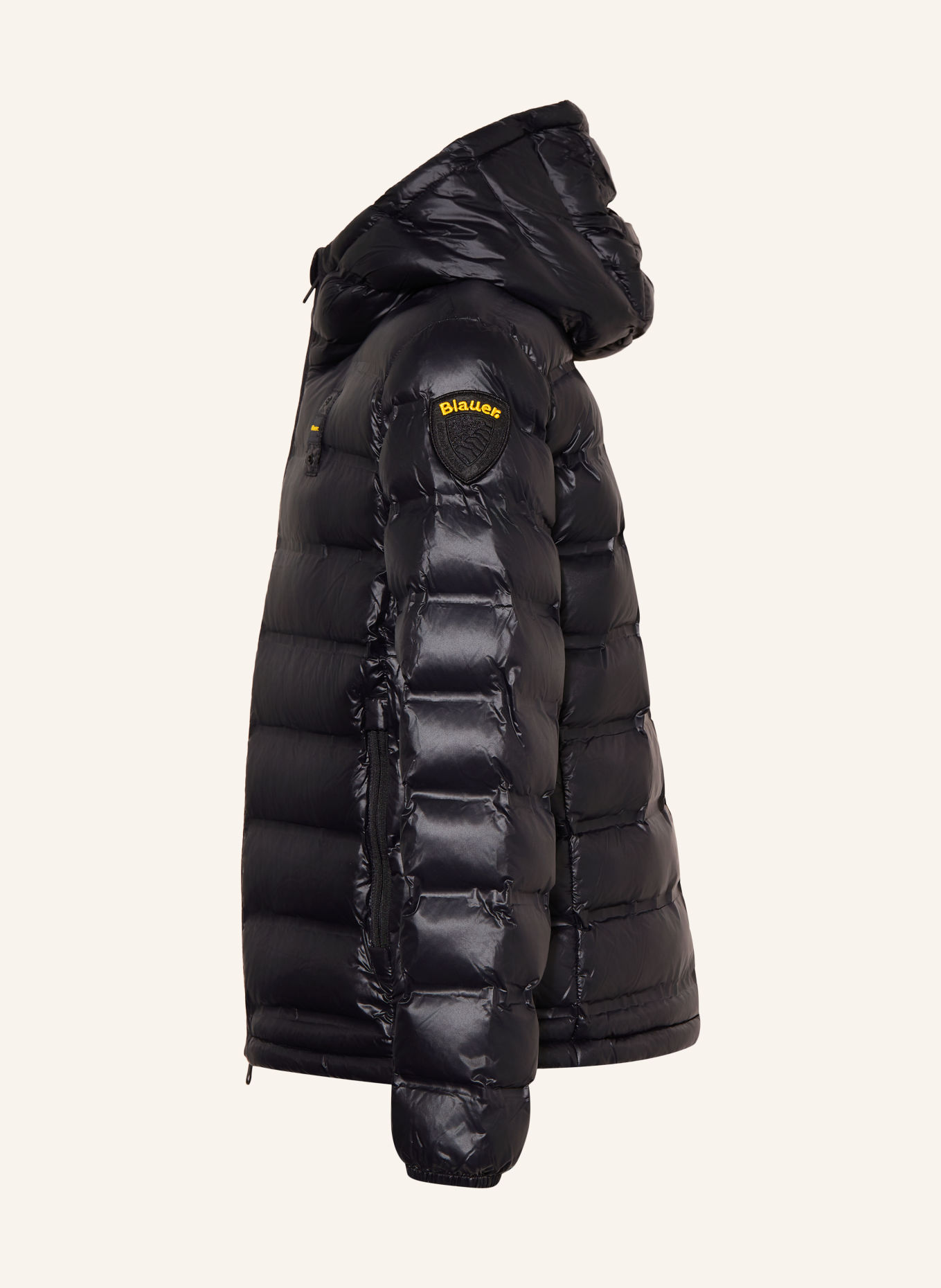 Blauer Steppjacke CHARLES: SCHWARZ