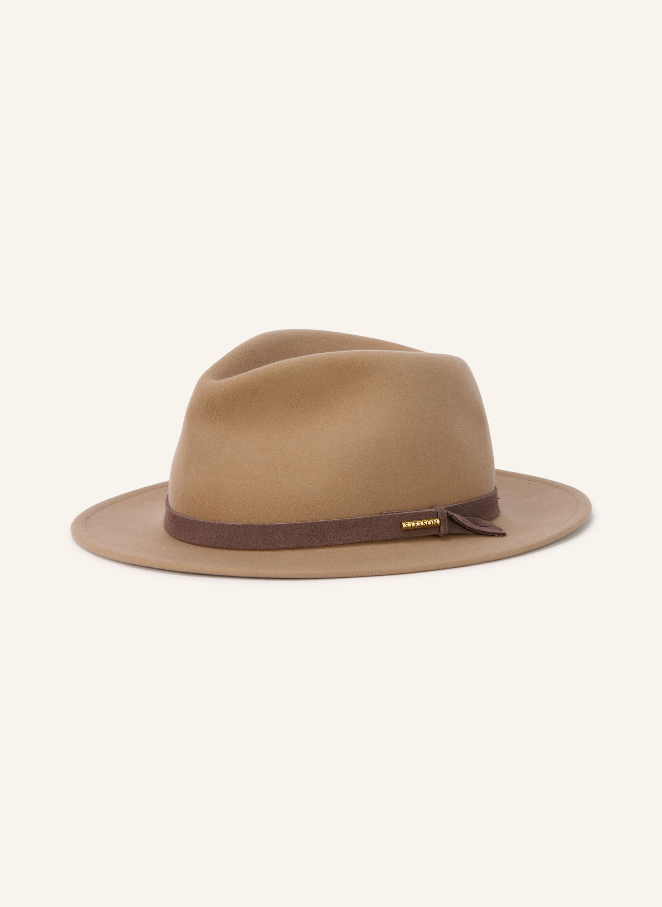 STETSON Hut: BEIGE / DUNKELBRAUN