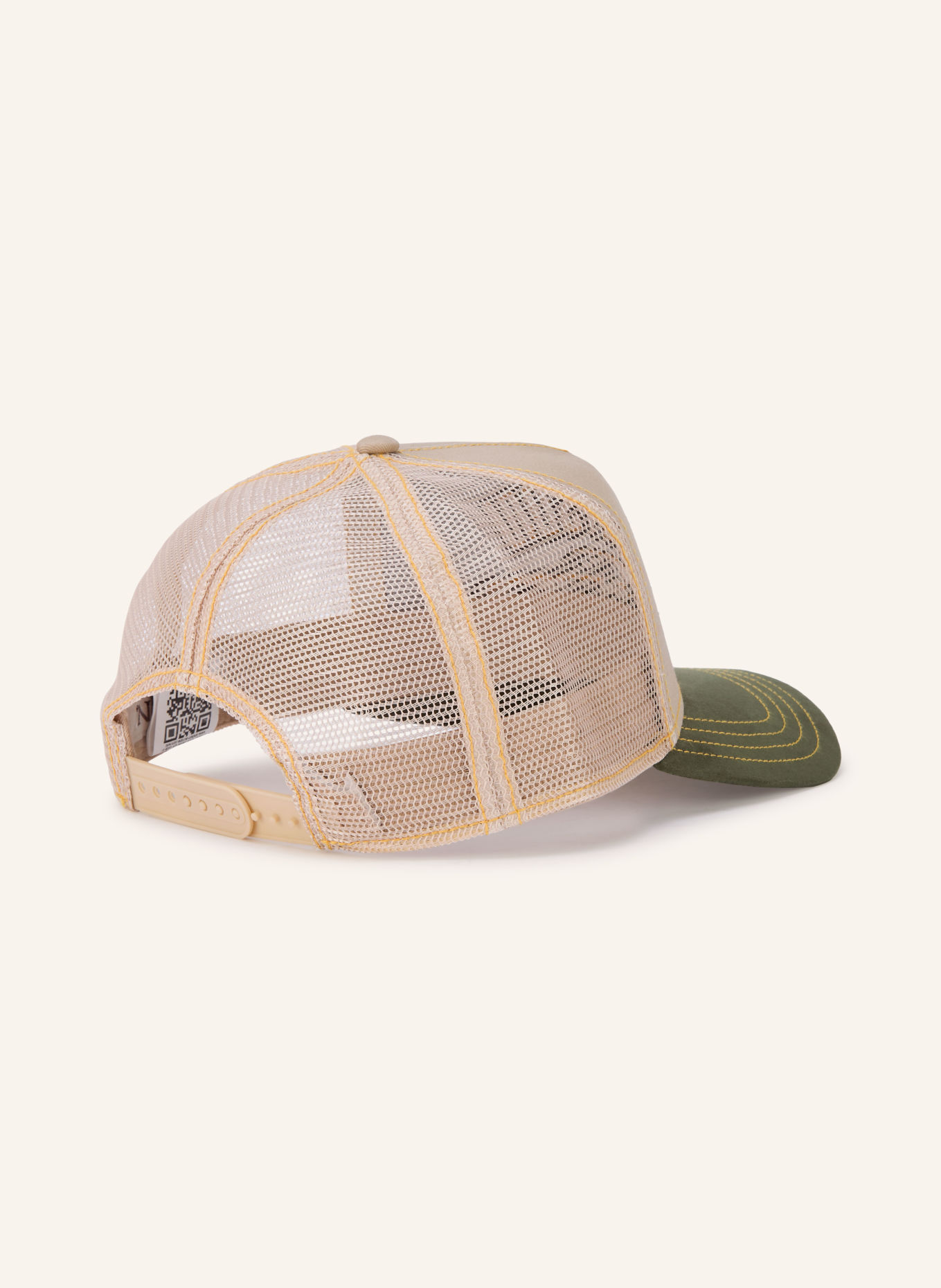 STETSON Cap: DARK GREEN / BEIGE