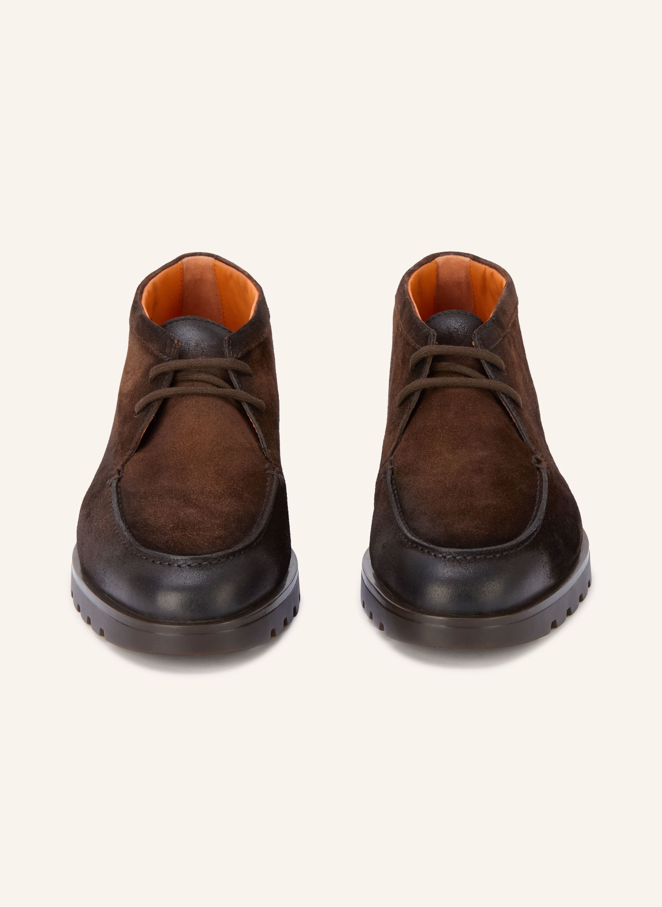 Santoni Lace-up shoes ROCK: DARK BROWN