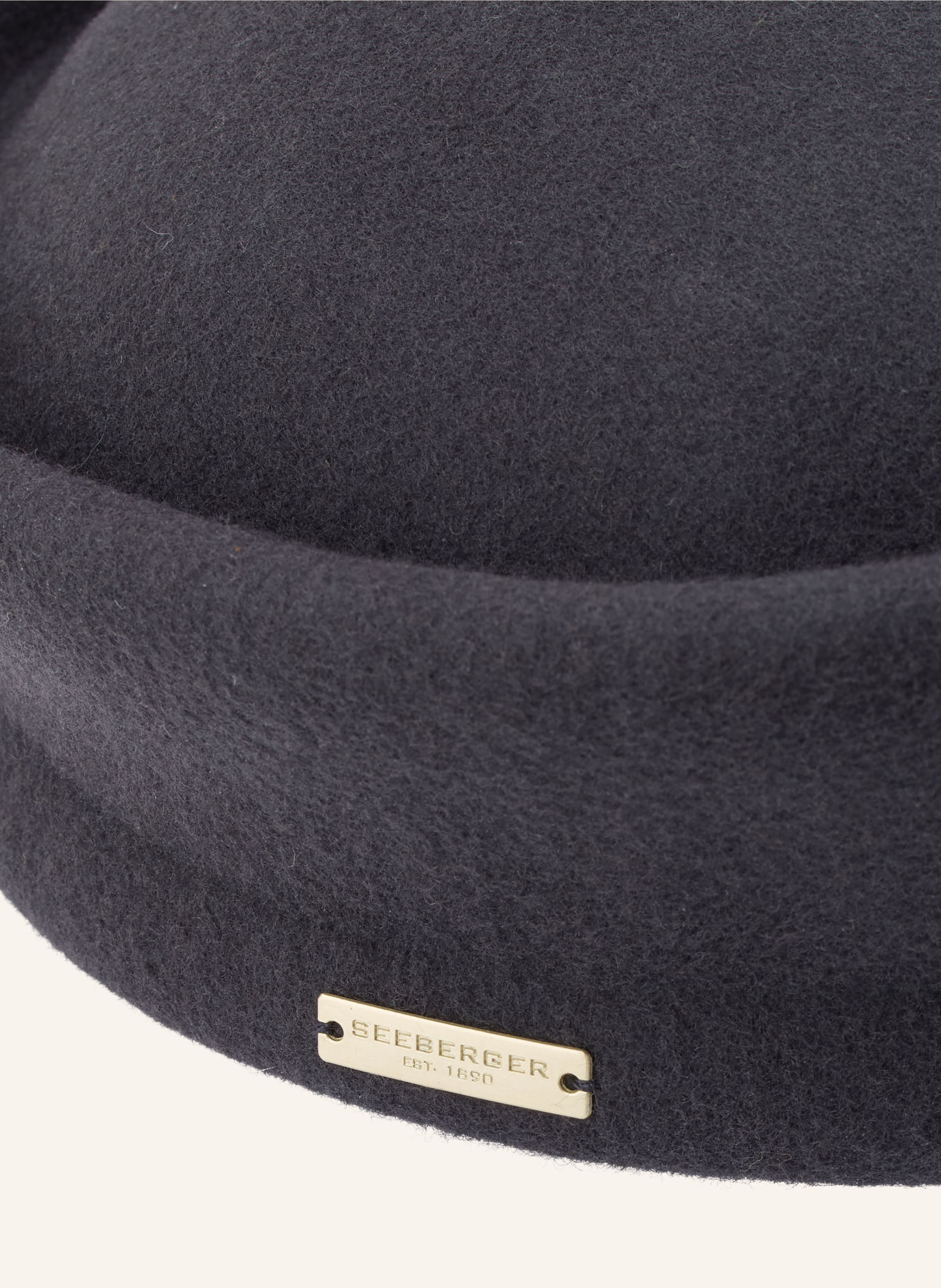SEEBERGER Hat: DARK GRAY