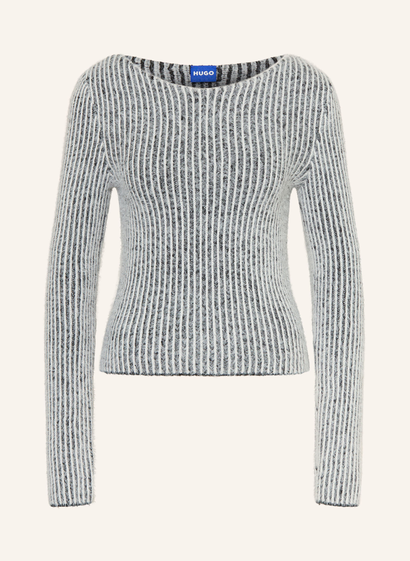HUGO Pullover SIBILLA: SCHWARZ / WEISS