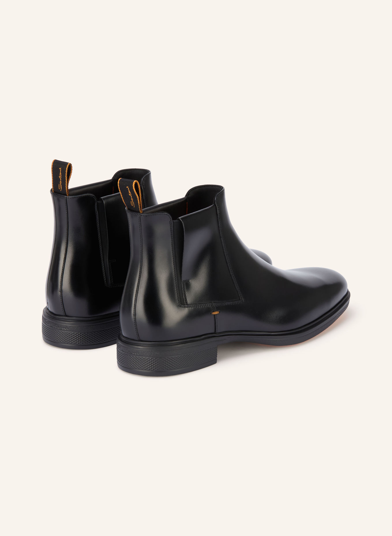 Santoni Chelsea boots EASY: BLACK
