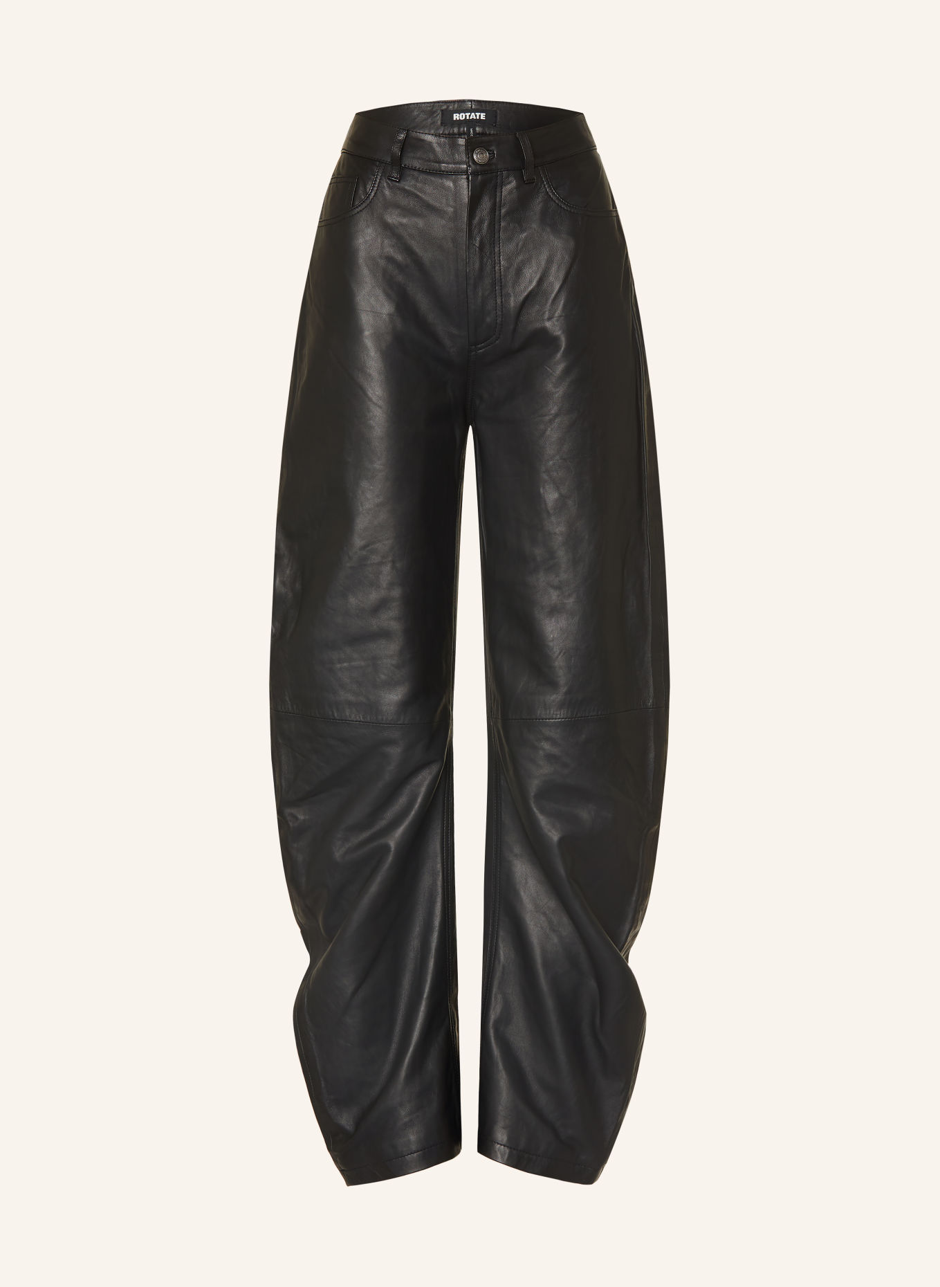 ROTATE Lederhosen: ZWART