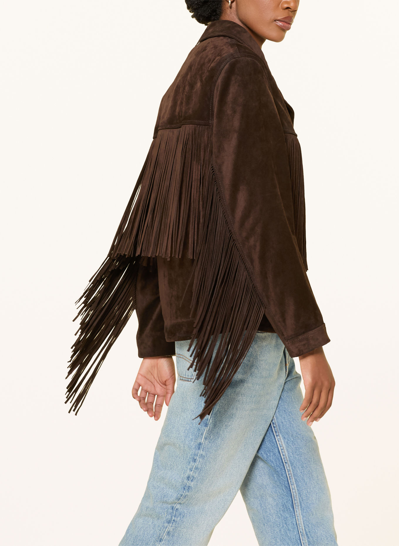 GOLDEN GOOSE Lederjacke JOURNEY: DUNKELBRAUN