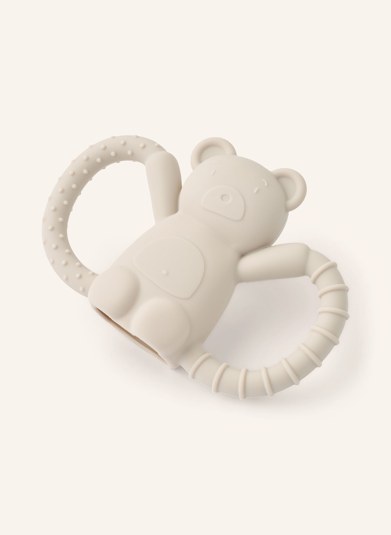LIEWOOD MAGDALENE Teething Ring: LIGHT GRAY