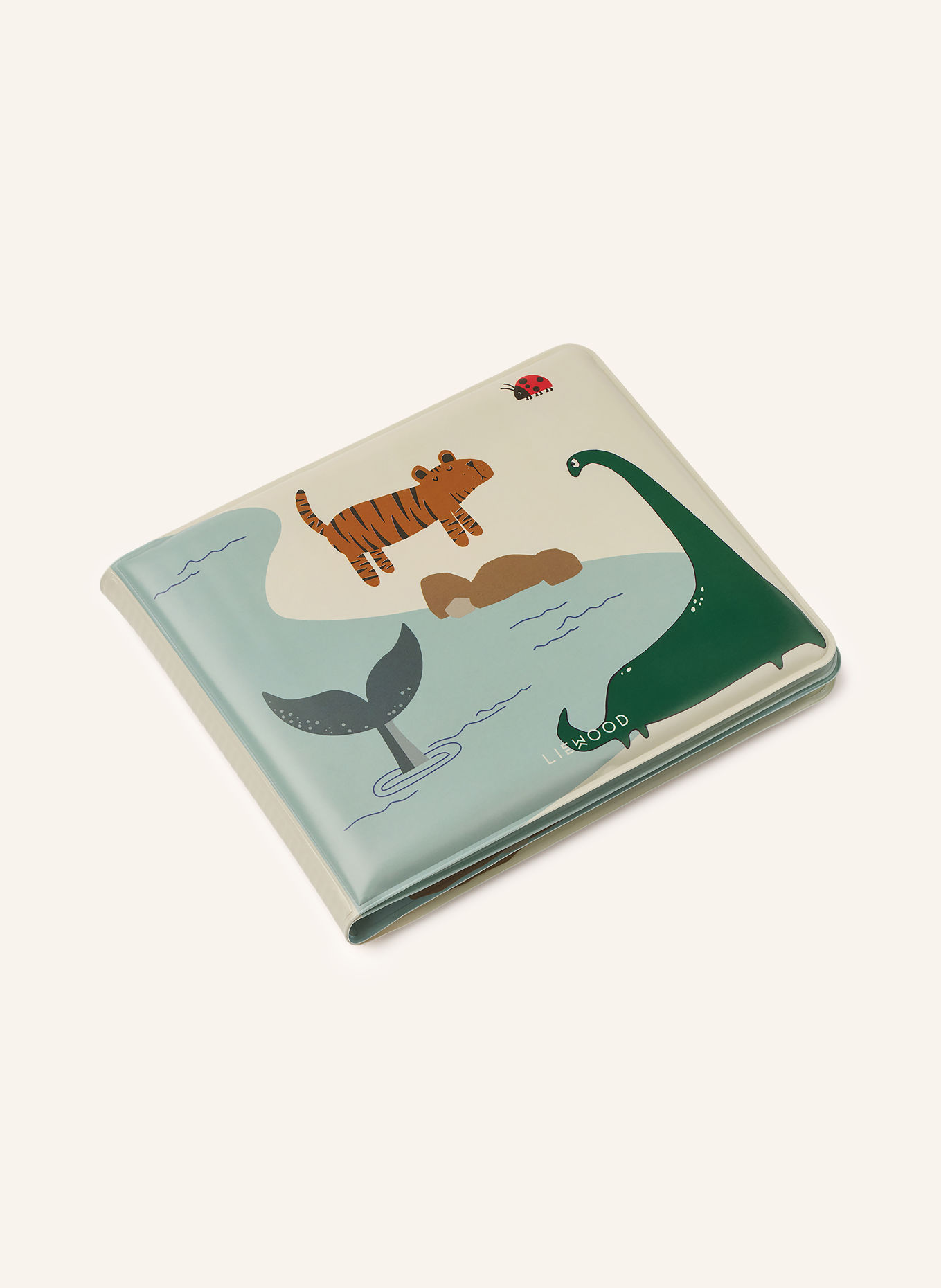 LIEWOOD Badboek WAYLON: CRÈME / CAMEL / LICHTBLAUW