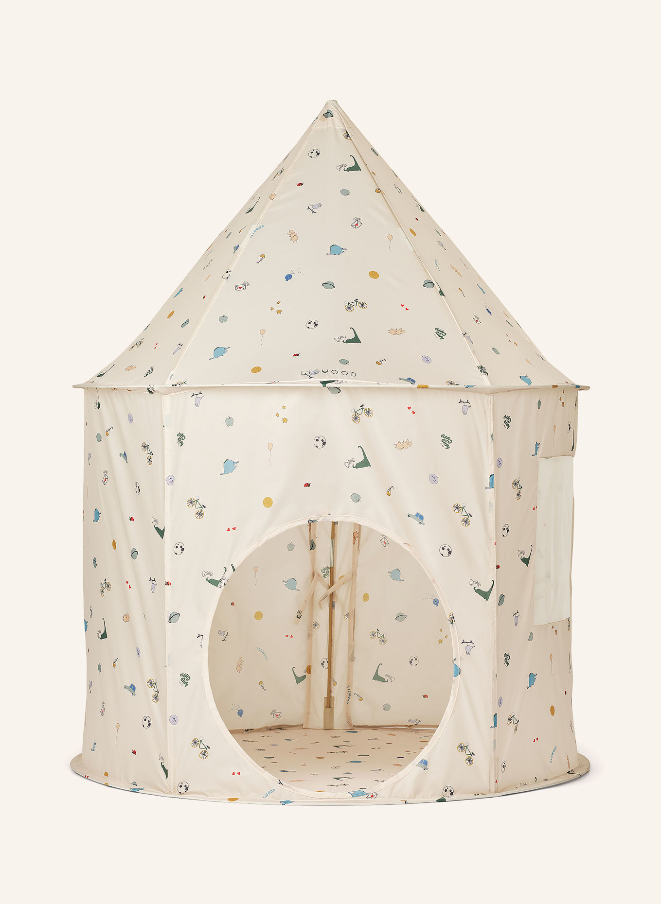 LIEWOOD OAKS Play Tent: BEIGE / YELLOW / LIGHT BLUE