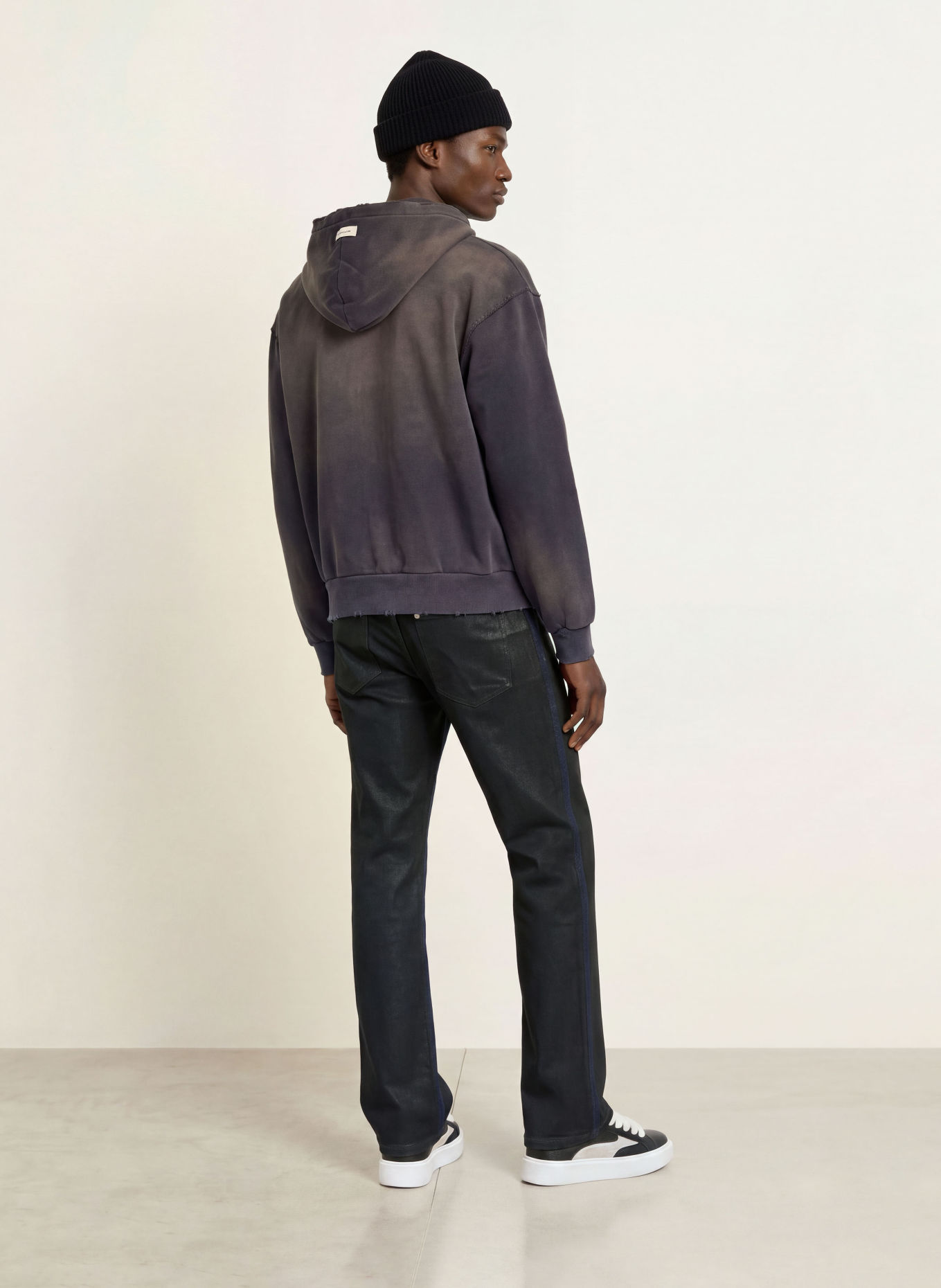 don't waste culture Coated jeans VELA Loose Fit: 1 BLACK