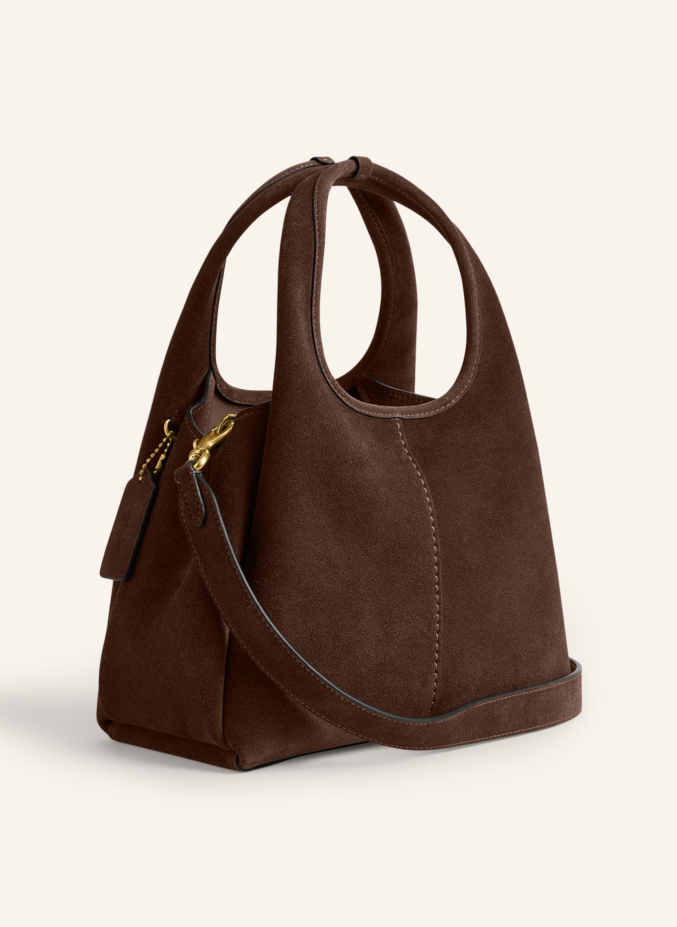 COACH LANA 23 Shoulder Bag: DARK BROWN