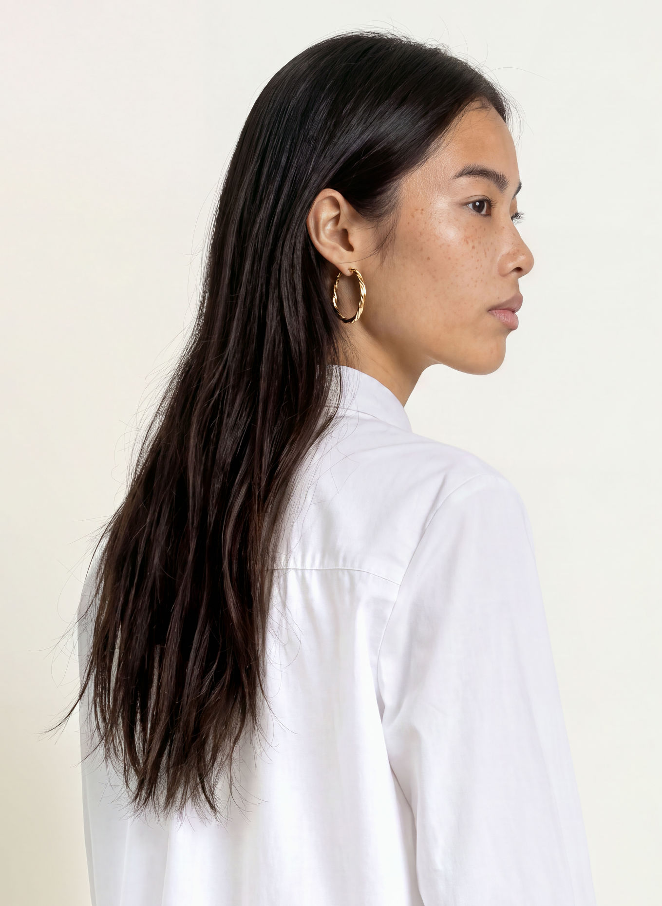 TONNO & PANNA Overhemdblouse met plooien: WIT