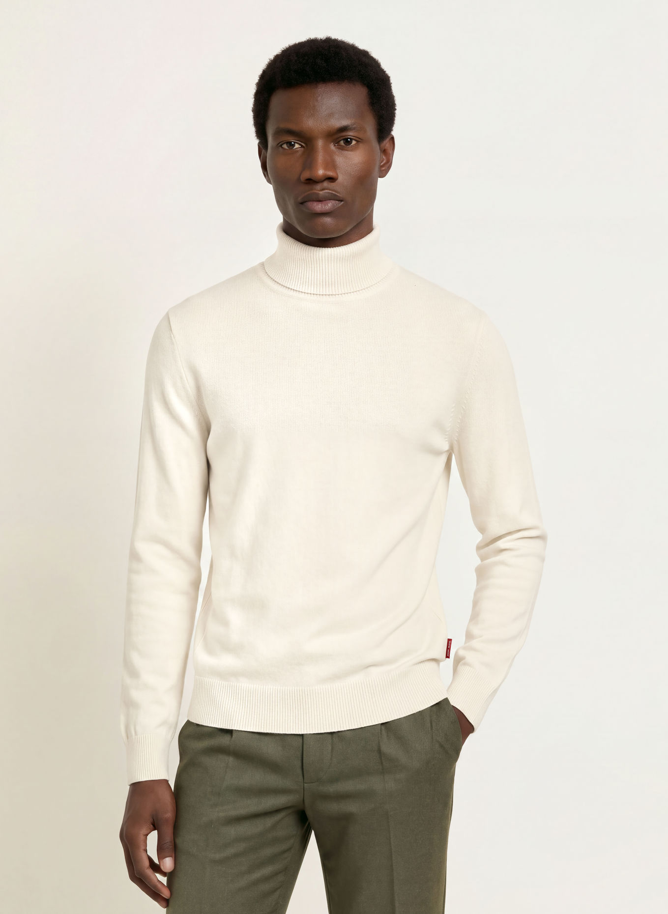 JOOP! JEANS Rullekrave-trøje LEMRIGO: CREME