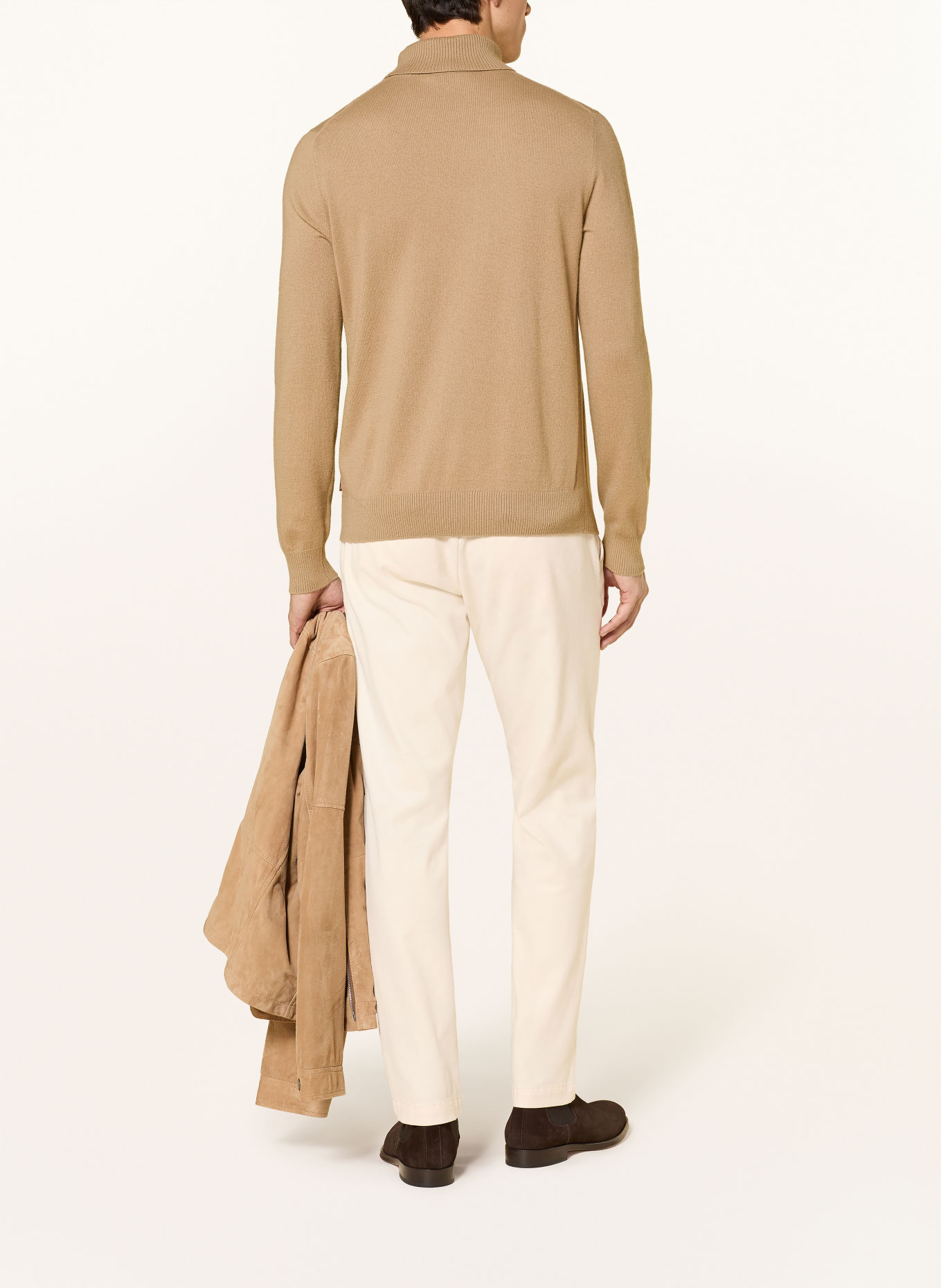 JOOP! JEANS LEMRIGO Turtleneck sweater: LIGHT BROWN