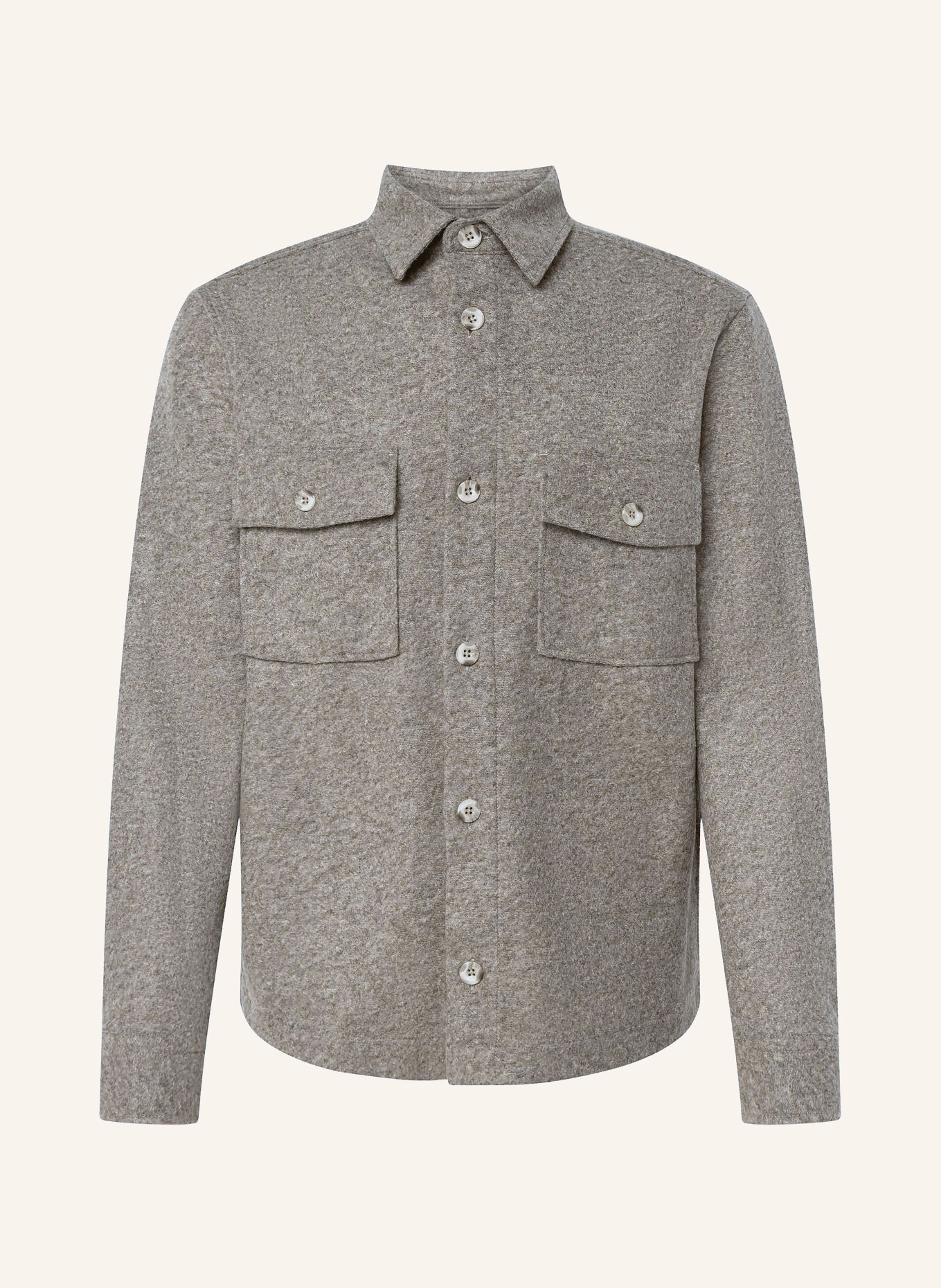 JOOP! JEANS HENRY Overshirt: LIGHT BROWN