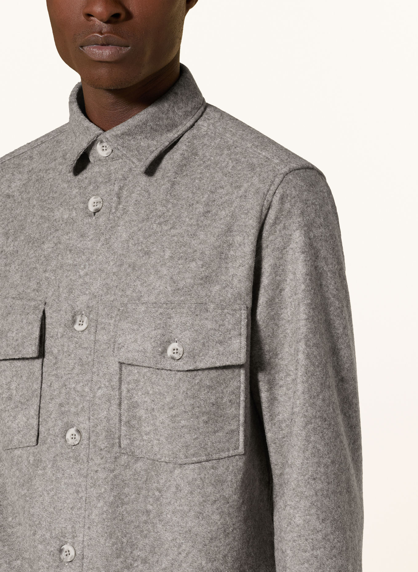 JOOP! JEANS HENRY Overshirt: LIGHT BROWN