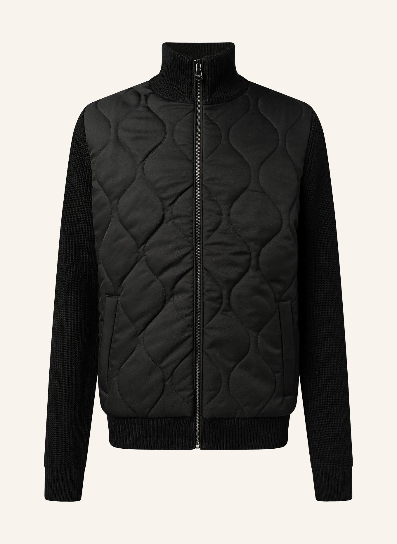 JOOP! JEANS Blouson NEILASSO im Materialmix: SCHWARZ