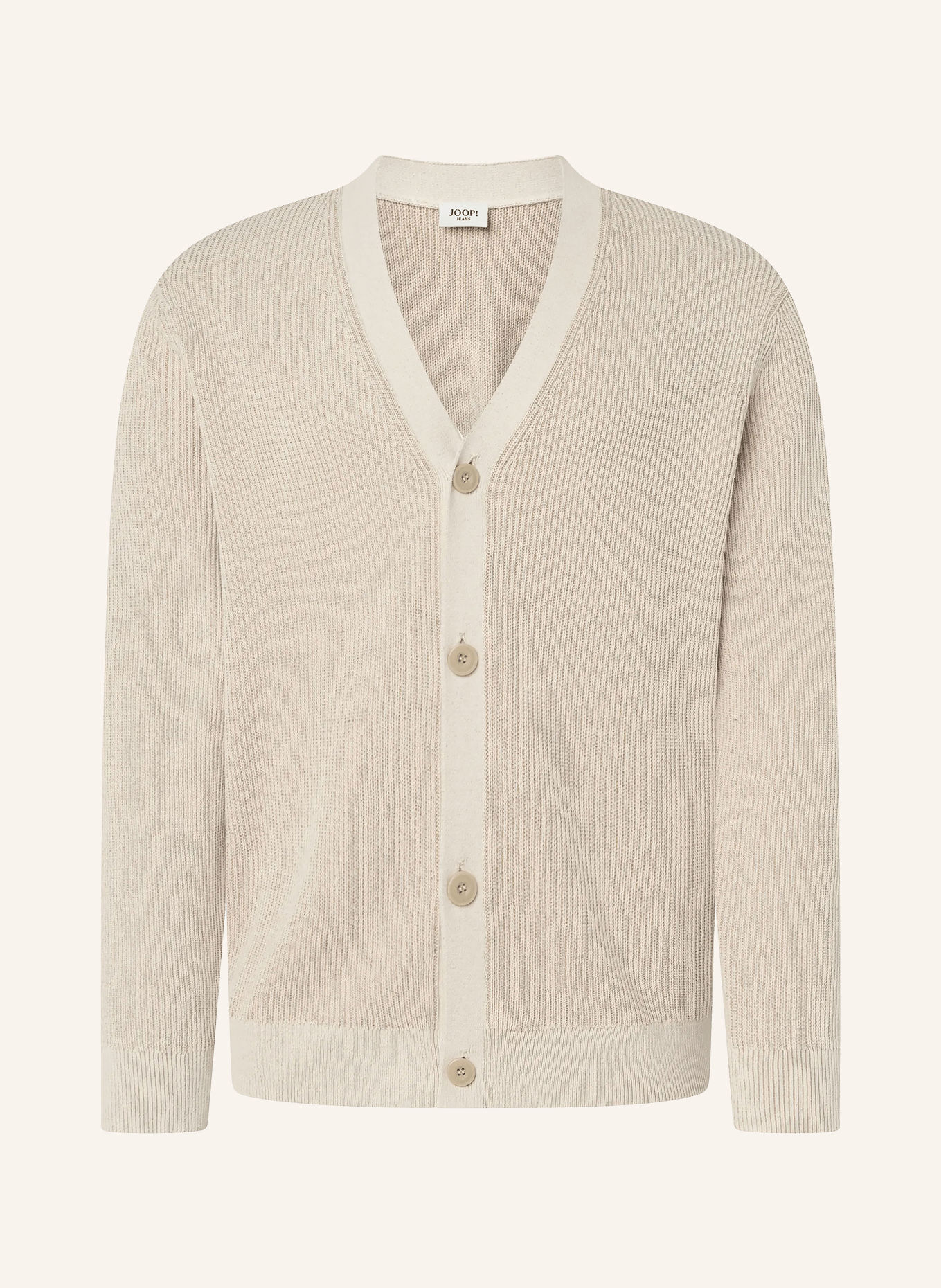 JOOP! JEANS Strickjacke CHATTING: CREME