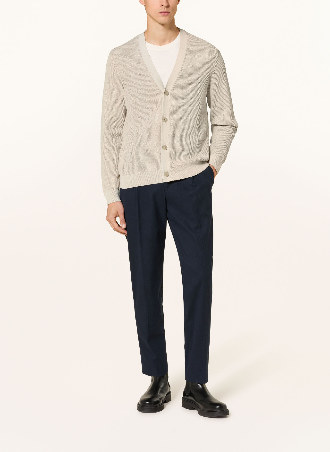 JOOP! JEANS Strickjacke CHATTING: CREME