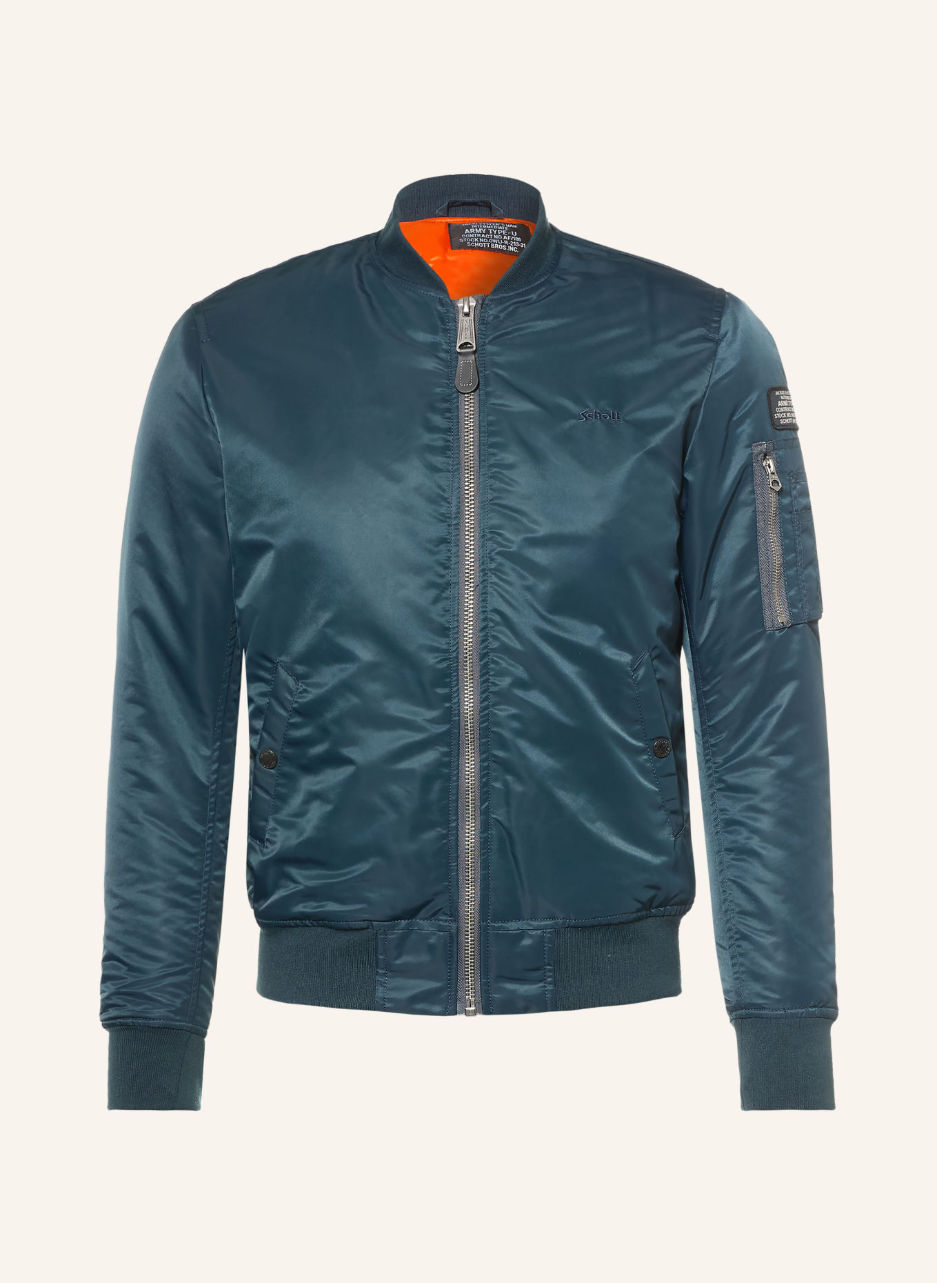 Schott NYC Bomberka AIRFORCE-RS: GRANATOWY