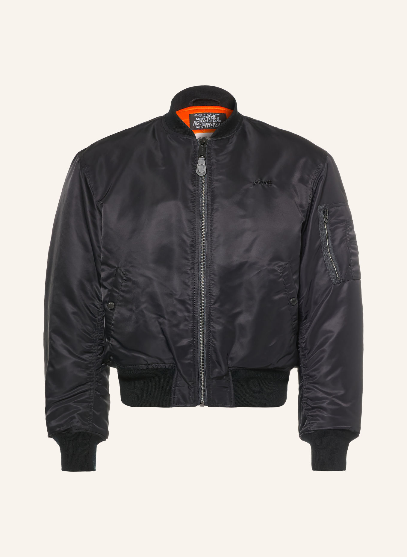 Schott NYC AIRFORCE 90 RS Bomber jacket: BLACK